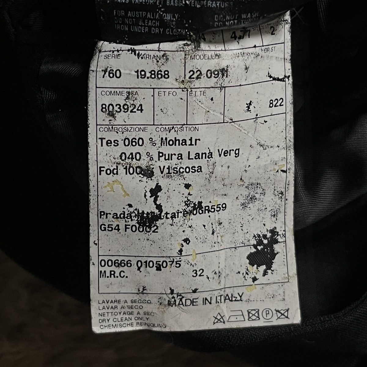 Prada Prada Black Wool Single-Breasted Blazer Coat Size 40R - 5 Thumbnail