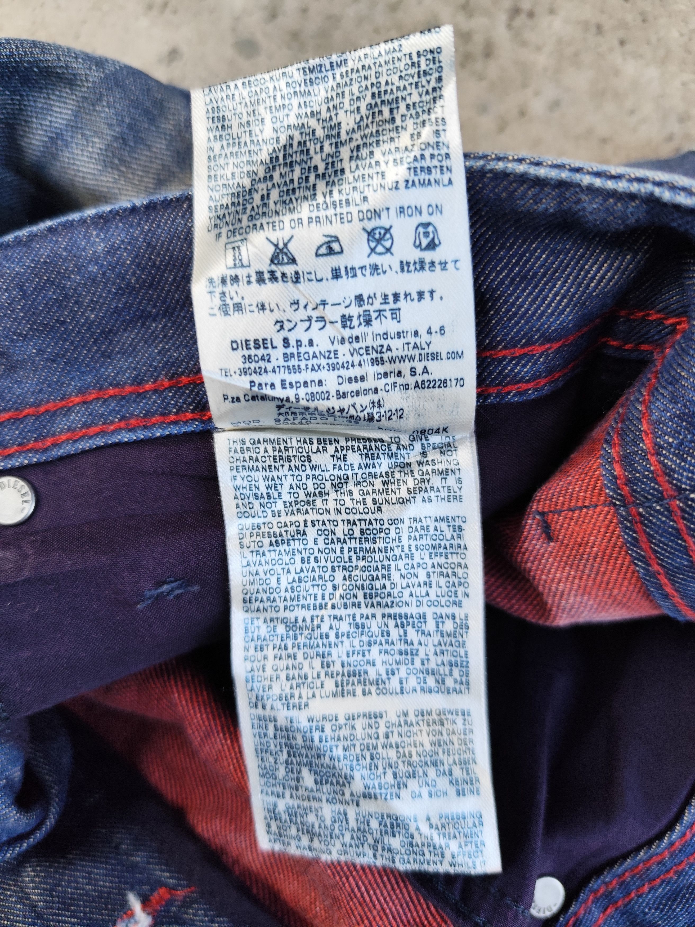 Diesel × Diesel Black Gold × Vintage Diesel jeans distressed Size US 30 / EU 46 - 12 Thumbnail