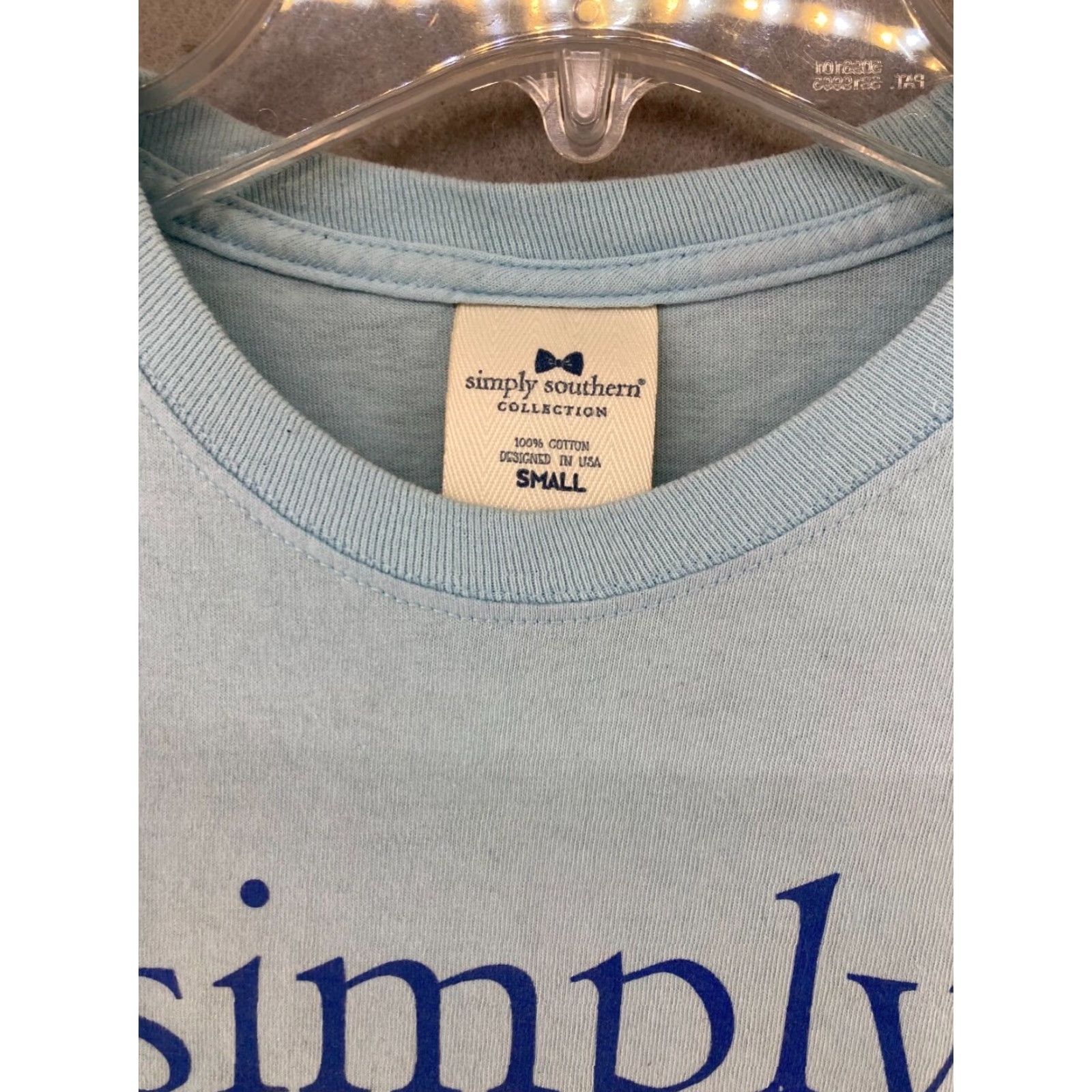 Vintage VINTAGE Simply Southern Women's T-Shirt Large Blue Casual Cotton Butterfly 90s Ladies Size L / US 10 / IT 46 - 6 Thumbnail