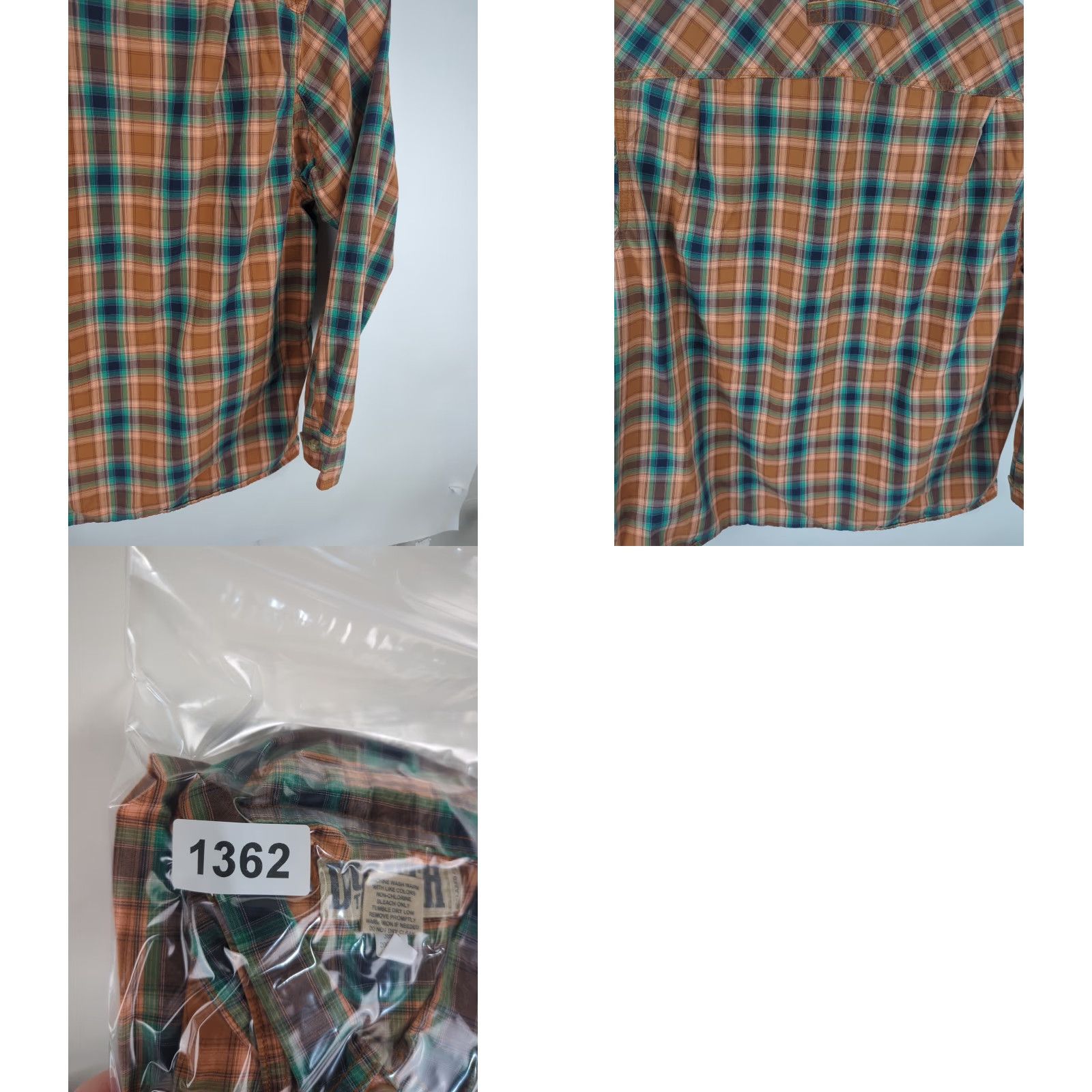 Duluth Trading Company Duluth Trading Button Front Shirt Button-Down Collar L Multicolor Plaid Cotton Relaxed Fit Men Regular XS? Not allowed. Size US L / EU 52-54 / 3 - 10 Thumbnail