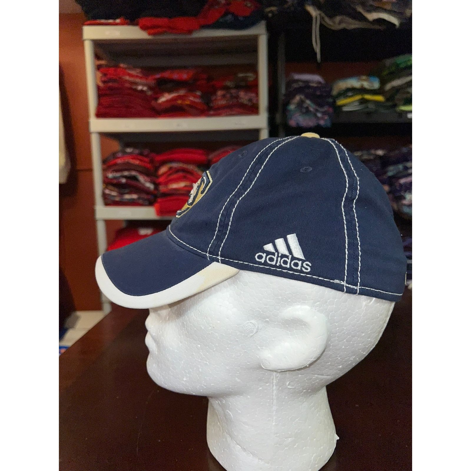 Adidas Adidas UC Davis Hat Vintage University College Blue Gold Cap Size ONE SIZE - 4 Thumbnail