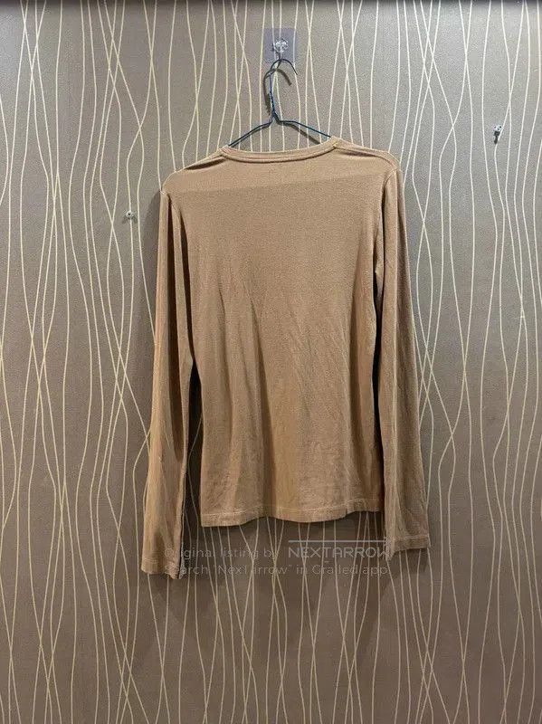 Loewe Loewe Brown Modal Long Sleeve Top . Size M / US 6-8 / IT 42-44 - 2 Thumbnail