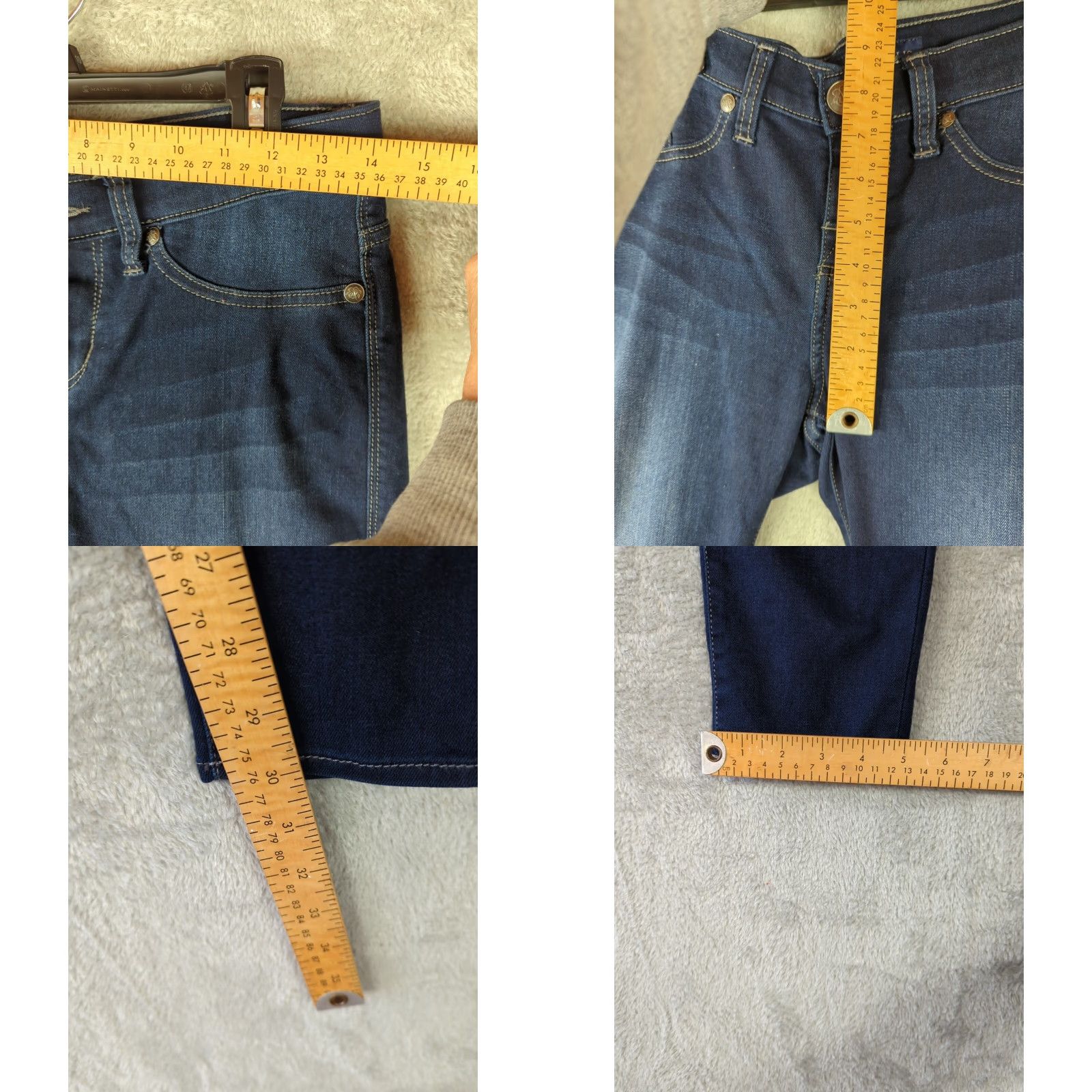 Vintage Rock & Republic Kashmiere Denim Skinny Jeans 8M Size 30" / US 8 / IT 44 - 8 Thumbnail