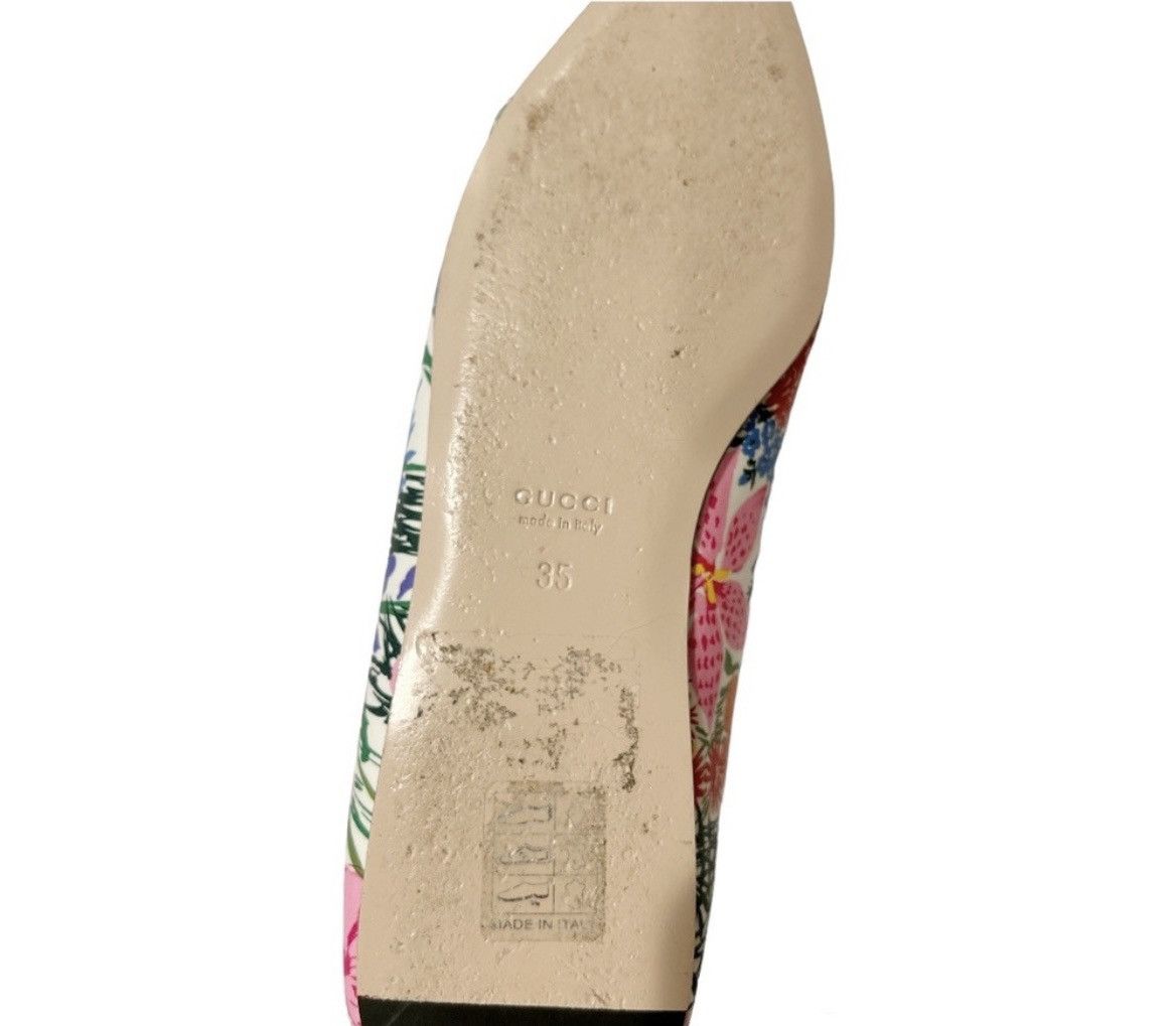 Gucci GUCCI Ken Scott Horsebit Deva Ballet Floral Size EU 35 US 5 Size US 5 / IT 35 - 7 Thumbnail