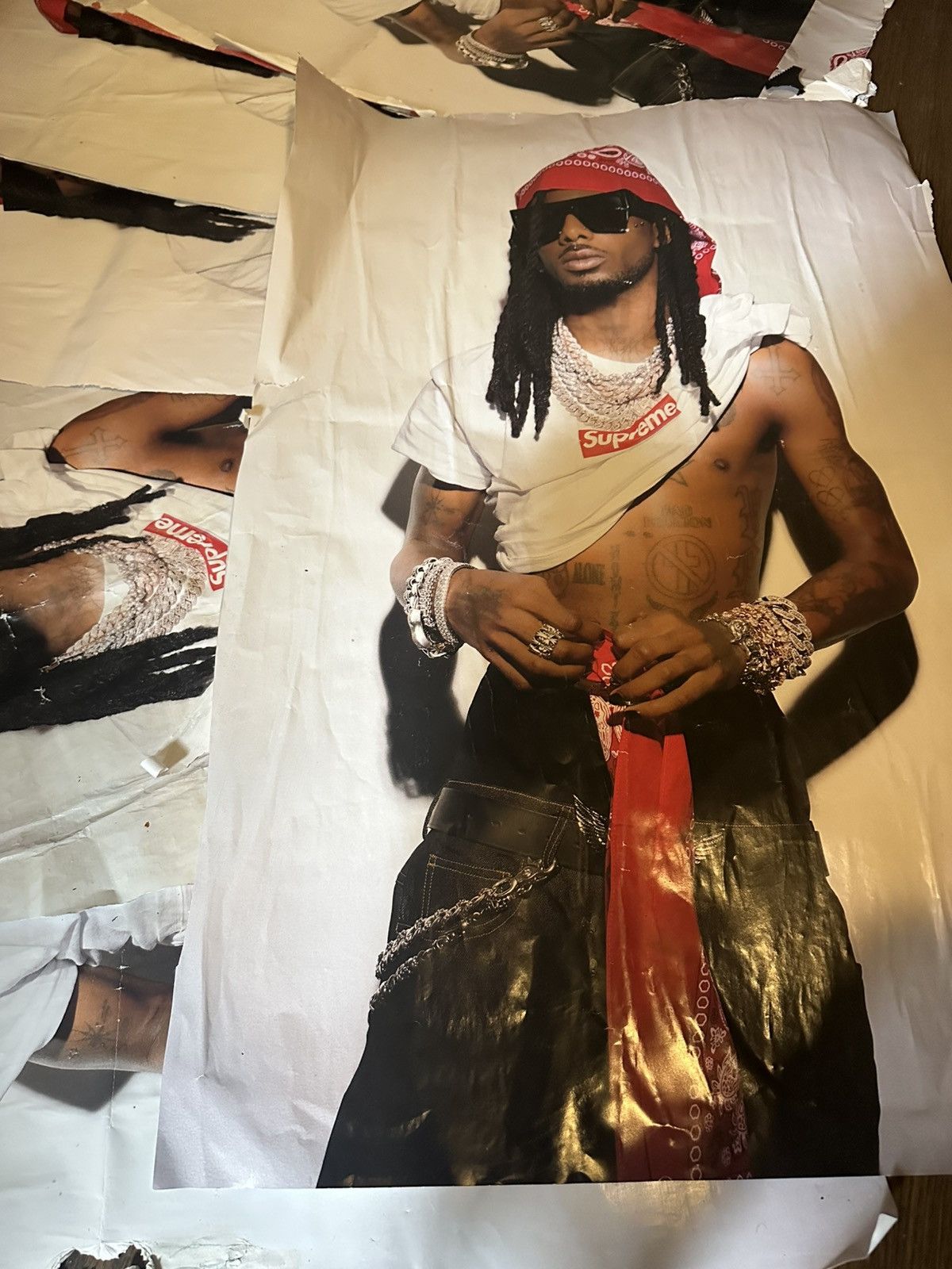 Supreme PlayBoi Carti Supreme Poster Size ONE SIZE - 2 Thumbnail