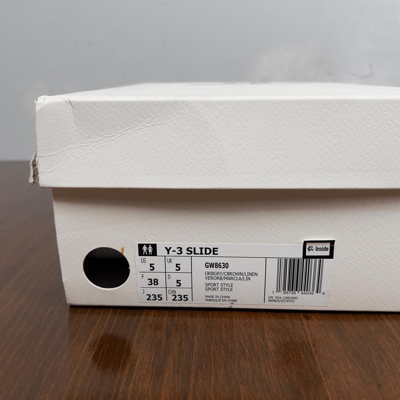 Adidas NIB Y-3 Adidas White Leather Platform Slides Size US 6 / IT 36 - 7 Thumbnail