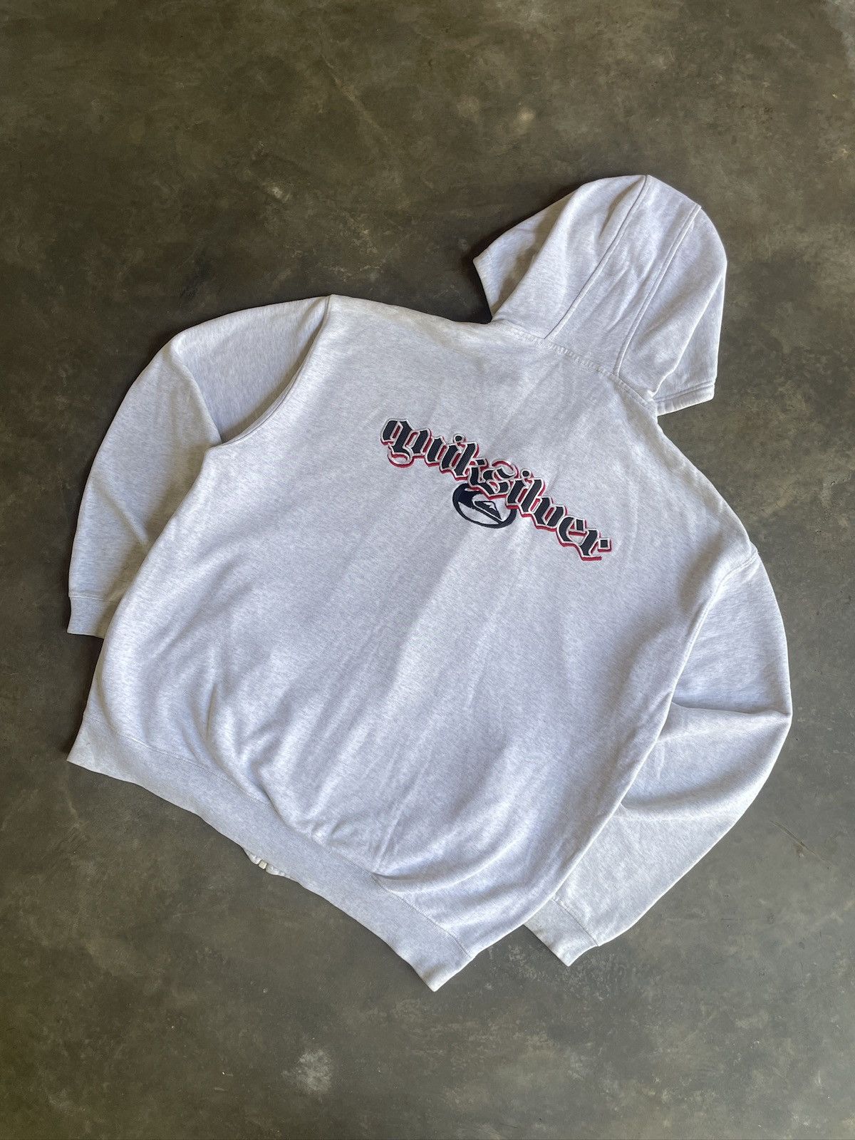 Quicksilver Vintage Quiksilver Zip Hoodie Logo Size US L / EU 52-54 / 3 - 5 Thumbnail