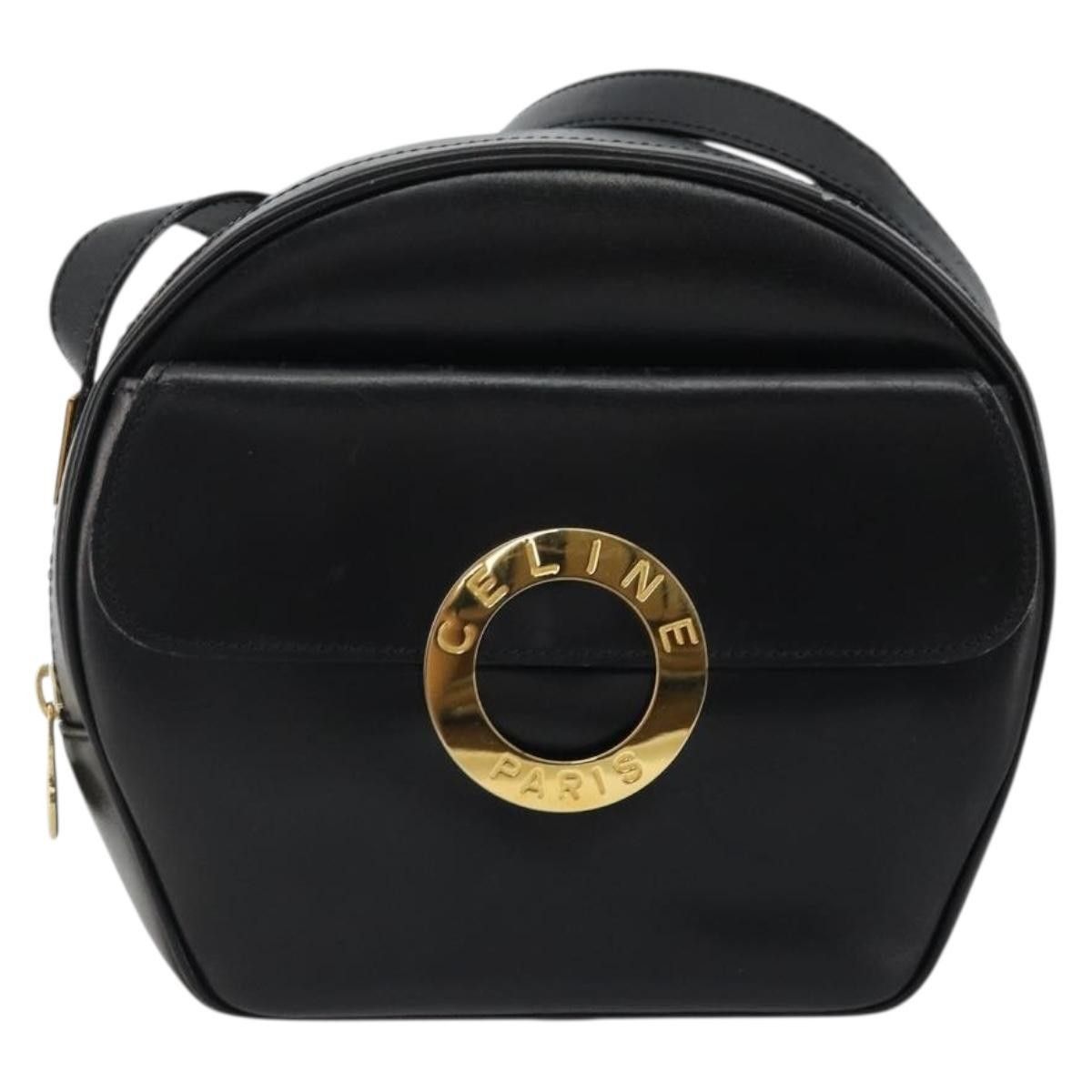 Celine Celine Circle Logo Shoulder Bag Leather Size ONE SIZE - 1 Thumbnail