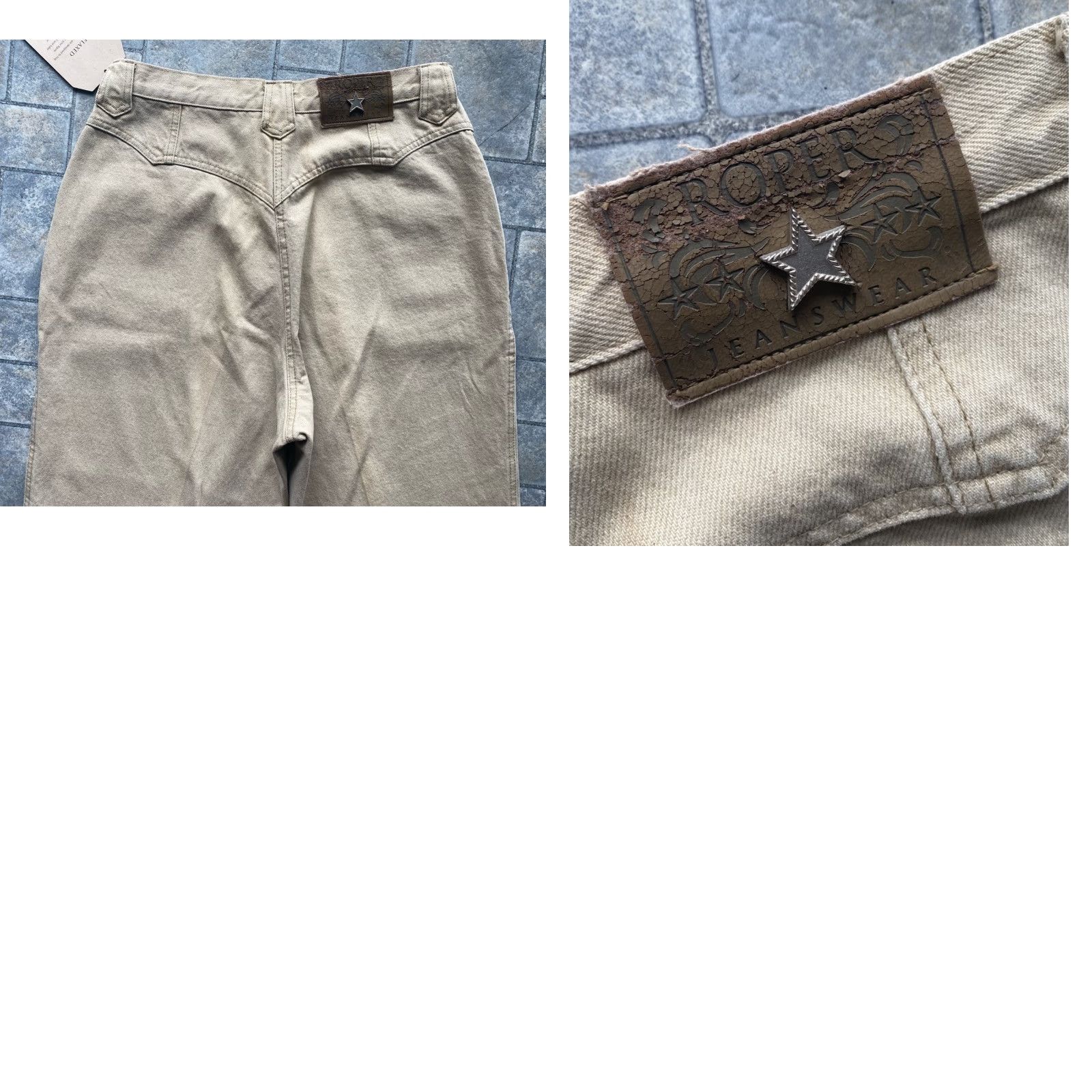 Roper VINTAGE Roper Jeanswear Jeans Pants Women’s 17/18 Made In USA Beige Womens Jeanswear Pants 17/18 Beige VTG Size 38" / US 16 / IT 52 - 10 Thumbnail