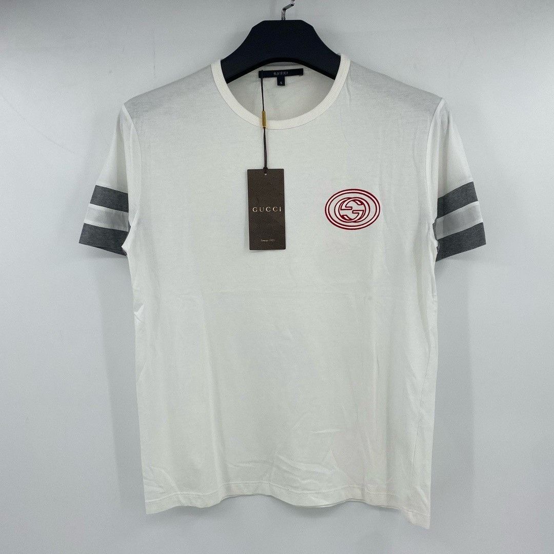 Gucci Gucci red ring on the chest double G short sleeve Nextarrow Size US S / EU 44-46 / 1 - 1 Thumbnail