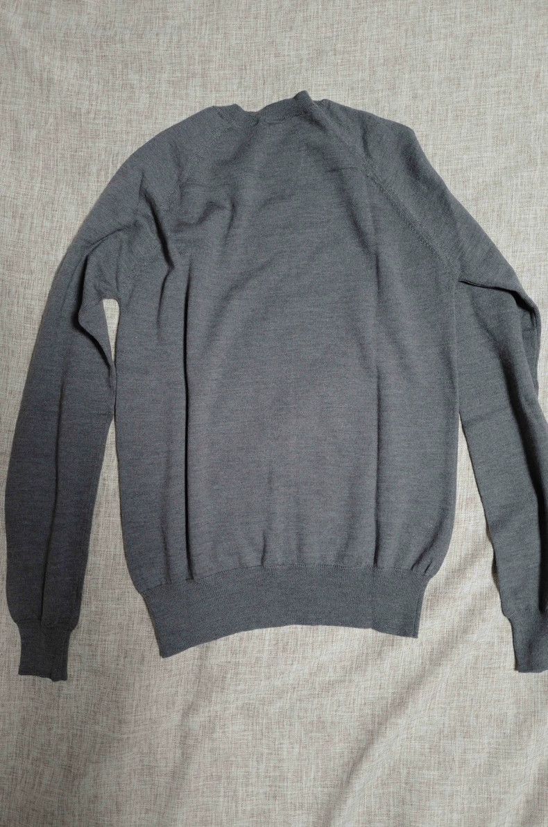 Dior Dior Classic grey V-neck wool sweater Size S / US 4 / IT 40 - 2 Thumbnail