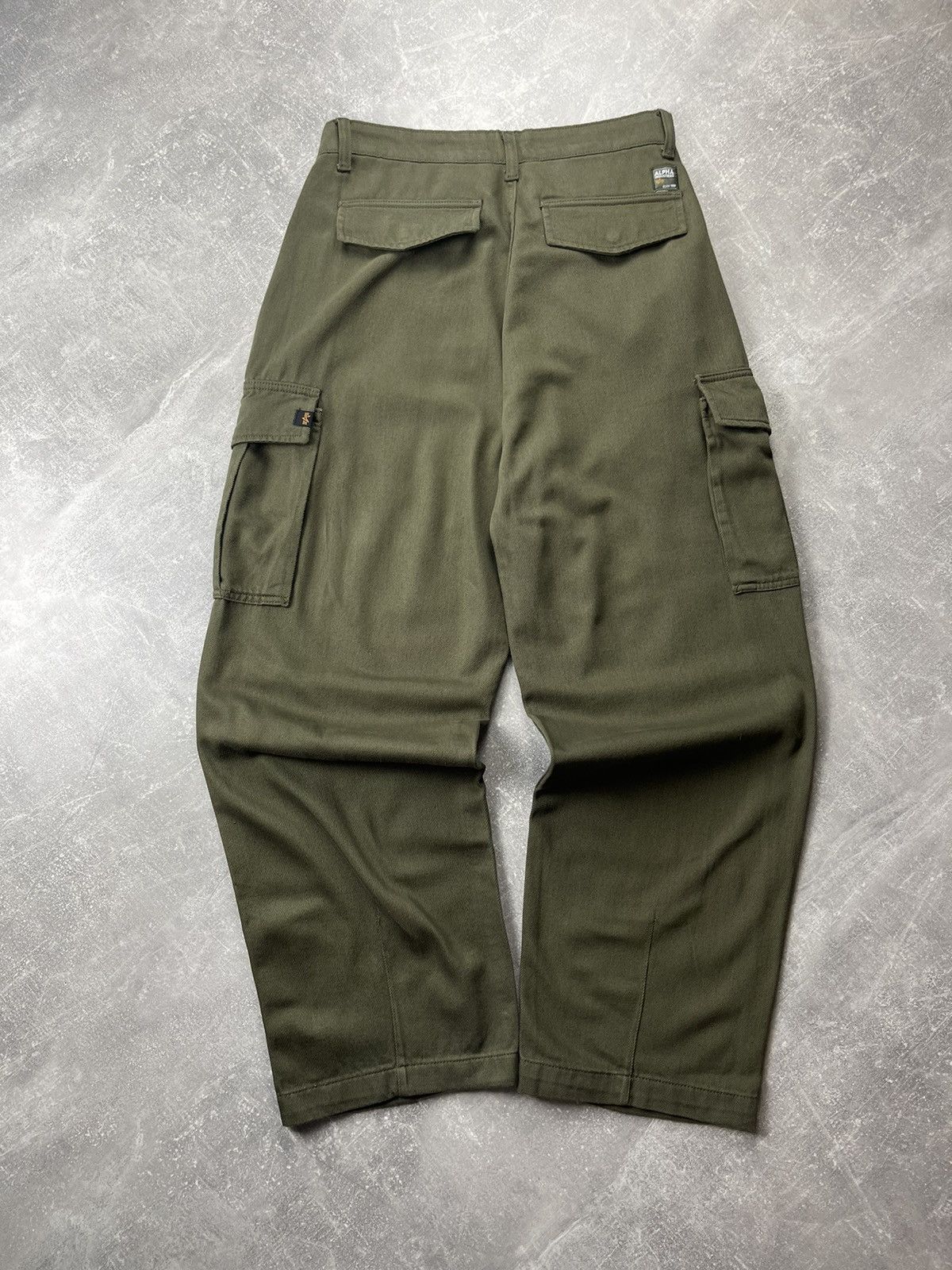 Alpha Industries Alpha Industries Aircraft Pant Military Green Cargo Pants Size US 33 - 12 Thumbnail