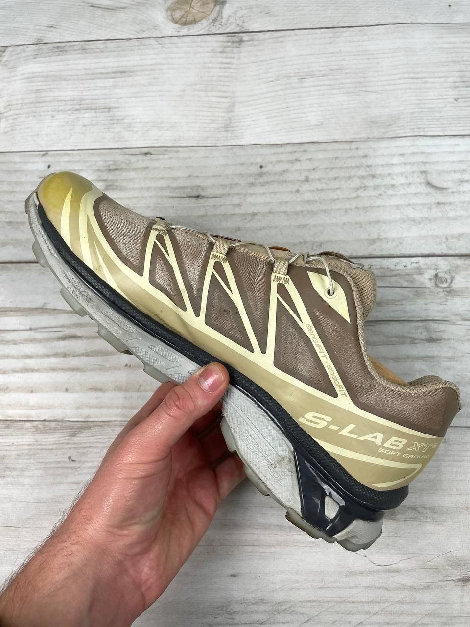Salomon Salomon XT-6 Clear Safari Vanila Ice Sneakers Men Size US 10 Size US 10 / EU 43 - 7 Thumbnail