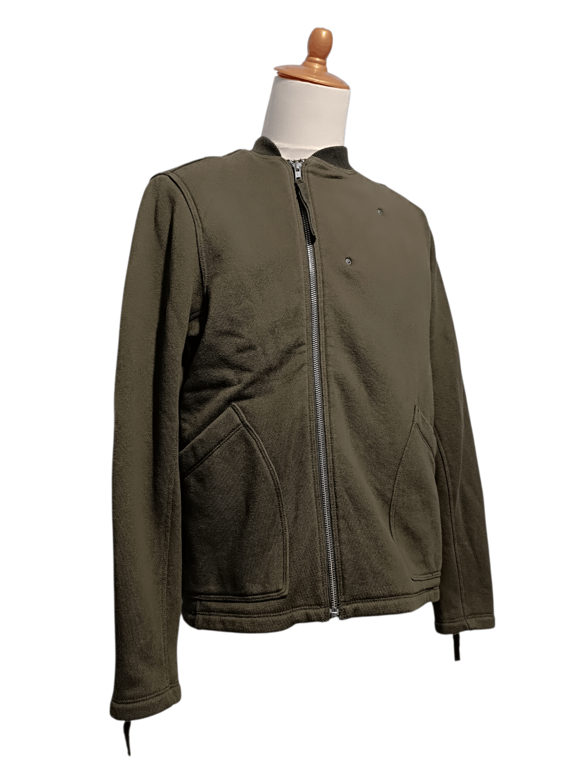 Japanese Brand Asymmetrical Zip-Up Sweatshirt Size US M / EU 48-50 / 2 - 4 Thumbnail