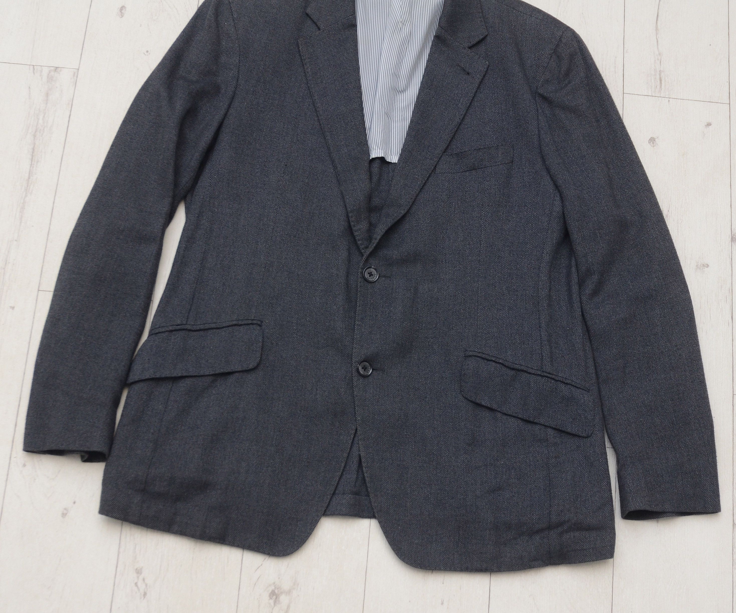 Hackett Hackett London Plain Wool Twill Blazer Jacket Sz UK 46 EU 56 Size 42R - 3 Thumbnail