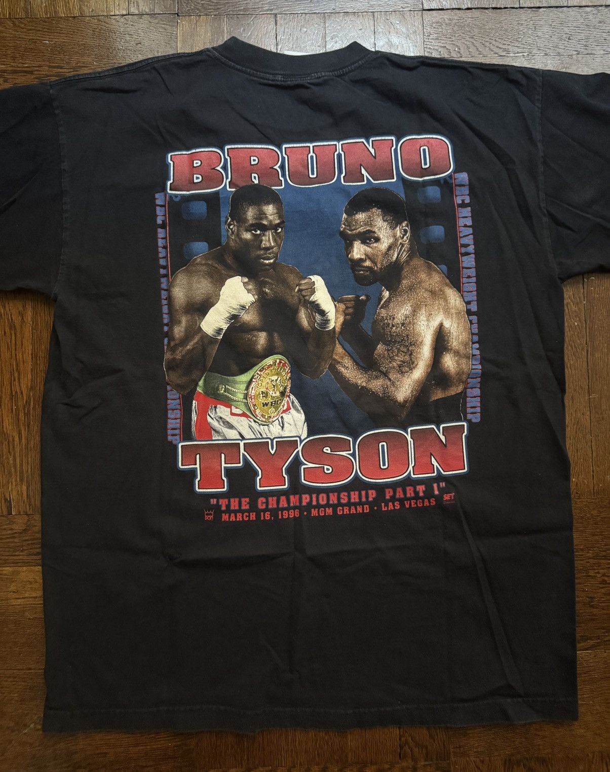 Other Vintage 1996 Tyson vs Bruno T Shirt Boxing MGM Promo Rap Tee Size US XL / EU 56 / 4 - 1 Thumbnail