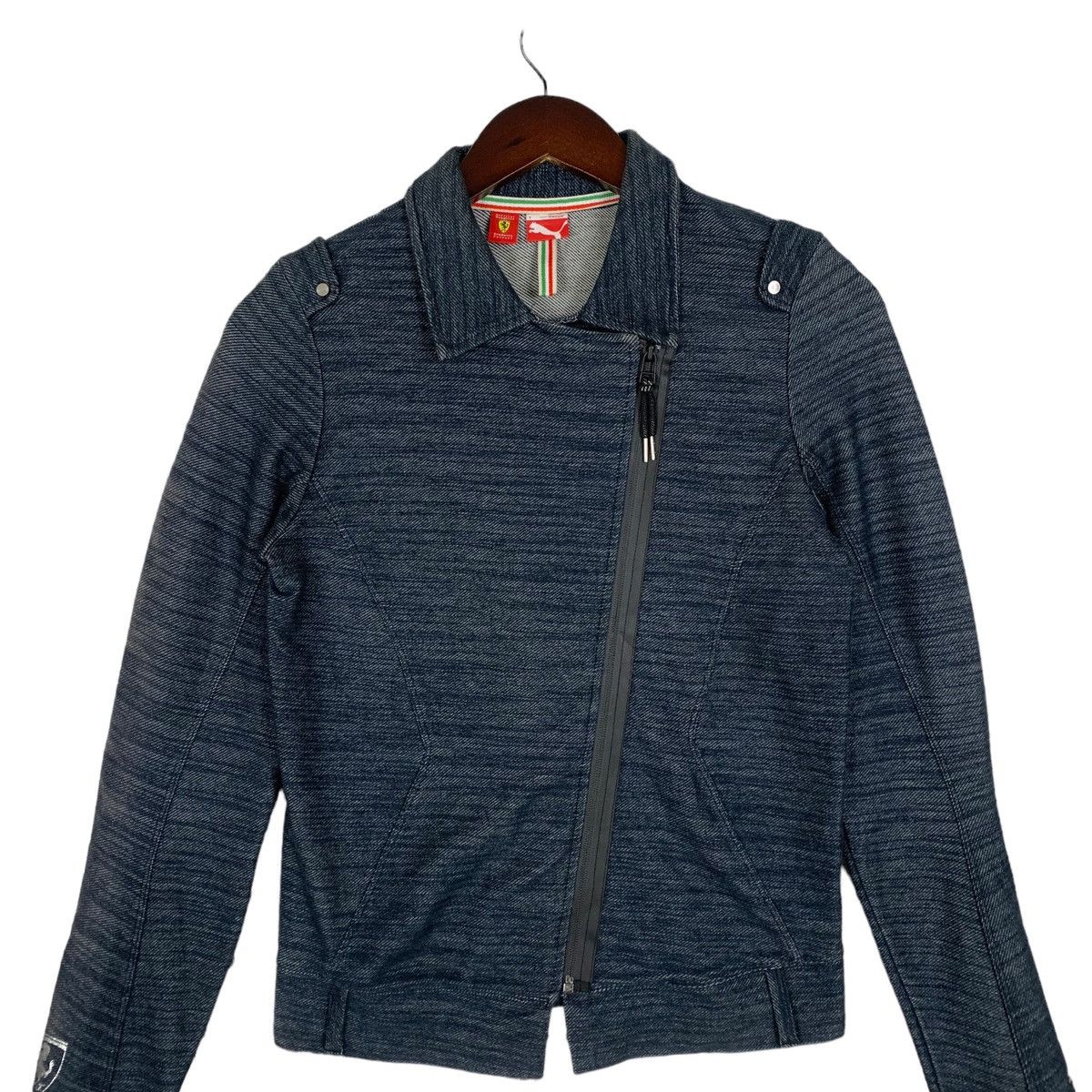 Ferrari × Puma Puma Ferrari Sport Wear Streetwear Biker Double Jacket Size XS / US 0-2 / IT 36-38 - 2 Thumbnail