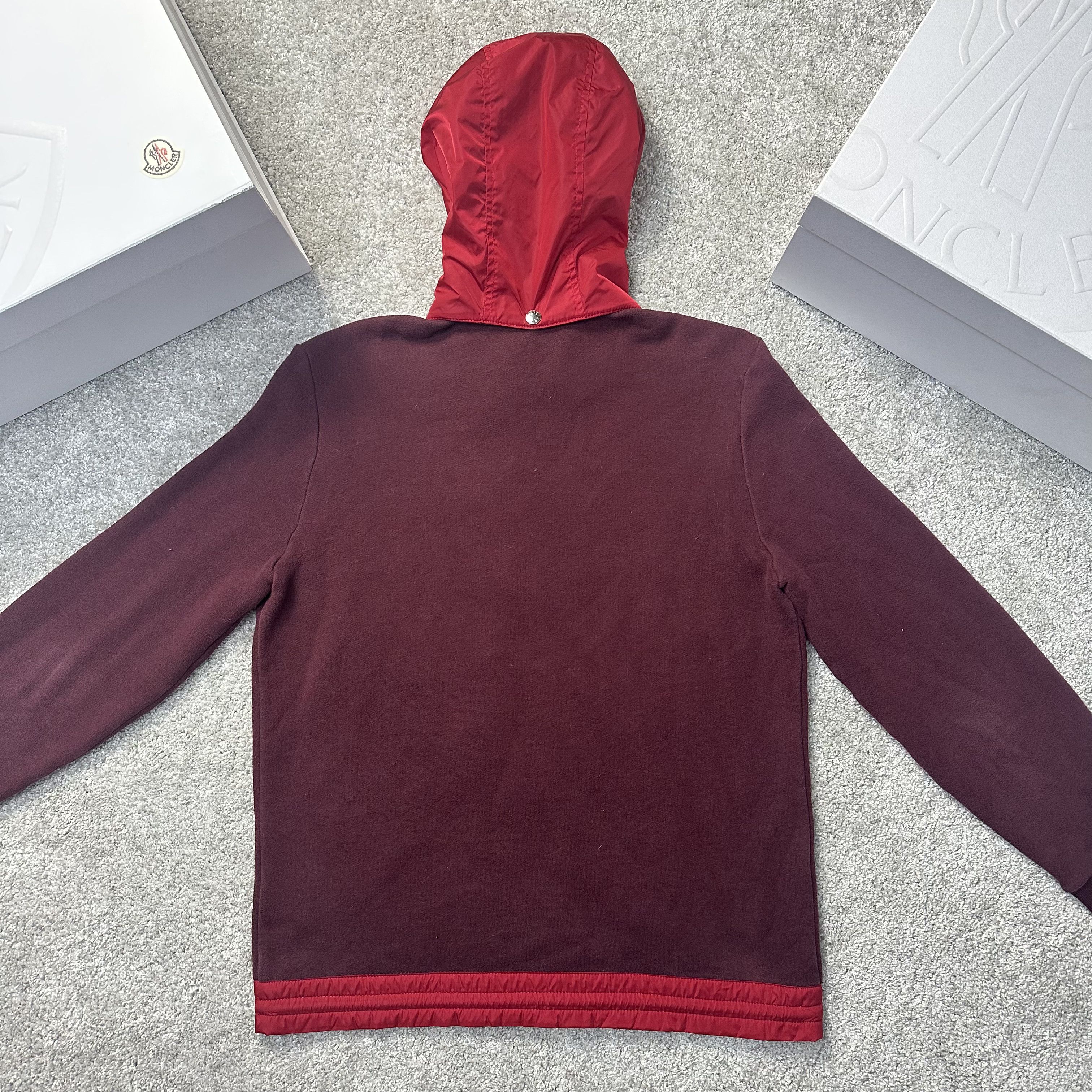 Moncler Moncler Hooded Fleece Zip Up Cardigan Size US M / EU 48-50 / 2 - 4 Thumbnail