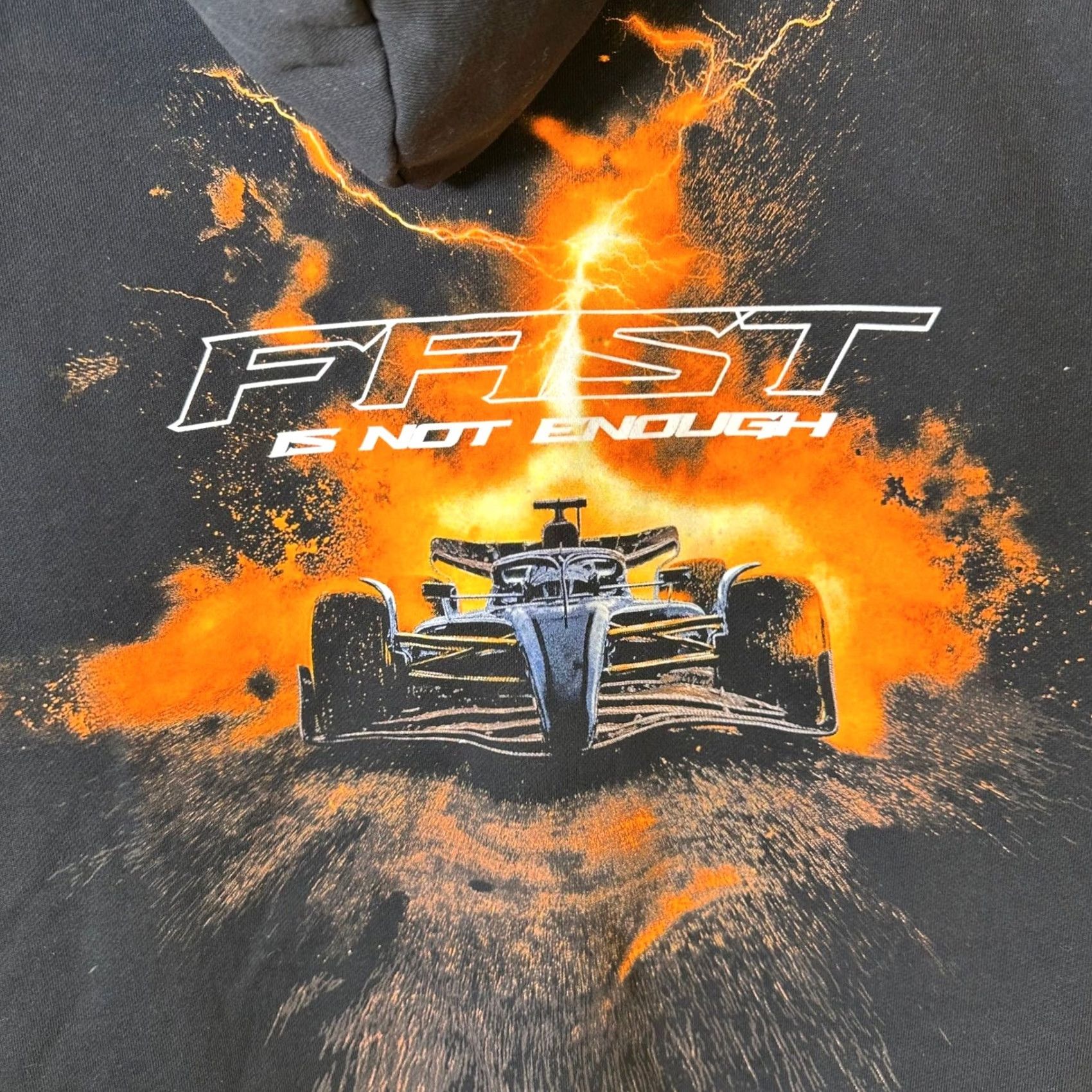 Pacsun PacSun Formula 1 Hoodie Mens L Black Graphic Print Hooded Pockets Fleece Pullover NWT Racing Logo Size US L / EU 52-54 / 3 - 2 Thumbnail