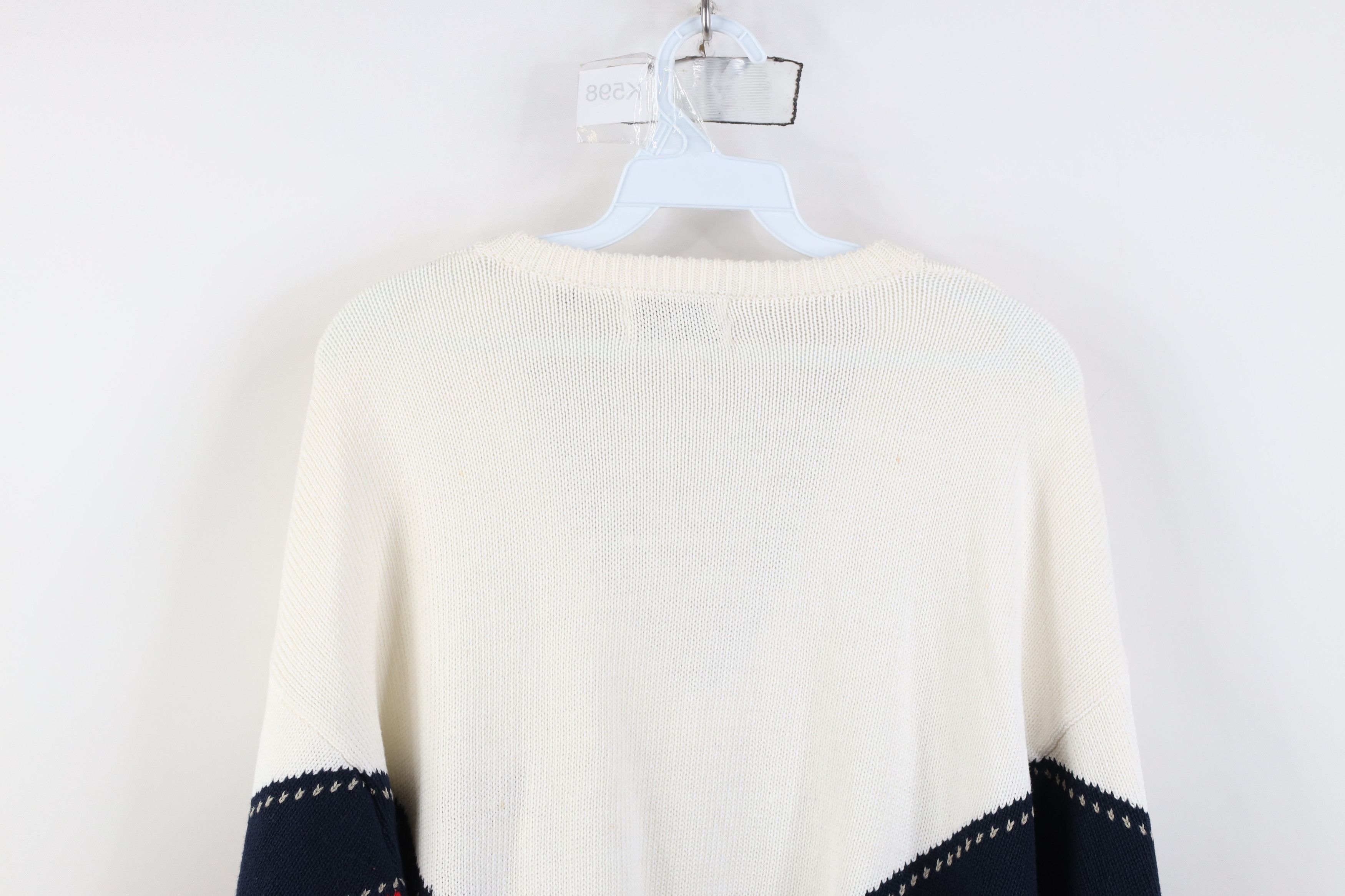 Vintage Vintage 90s Knit Spell Out Ballys Park Place V-Neck Sweater Size US XL / EU 56 / 4 - 11 Thumbnail