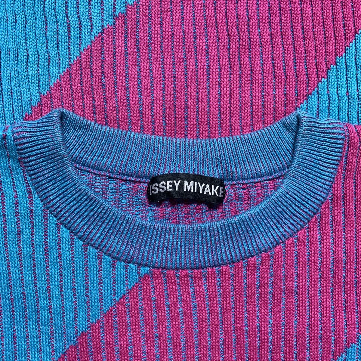 Issey Miyake Vintage Issey Miyake Knit Two Tone Colour Sweater Size US M / EU 48-50 / 2 - 3 Thumbnail