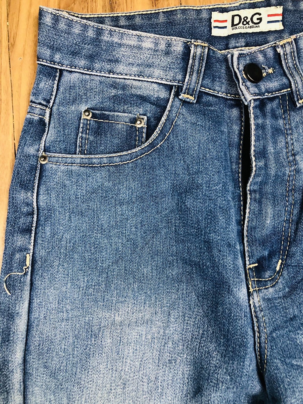 Dolce & Gabbana Dolce & Gabbana Distress Jeans (35) Size 28" / US 6 / IT 42 - 6 Thumbnail