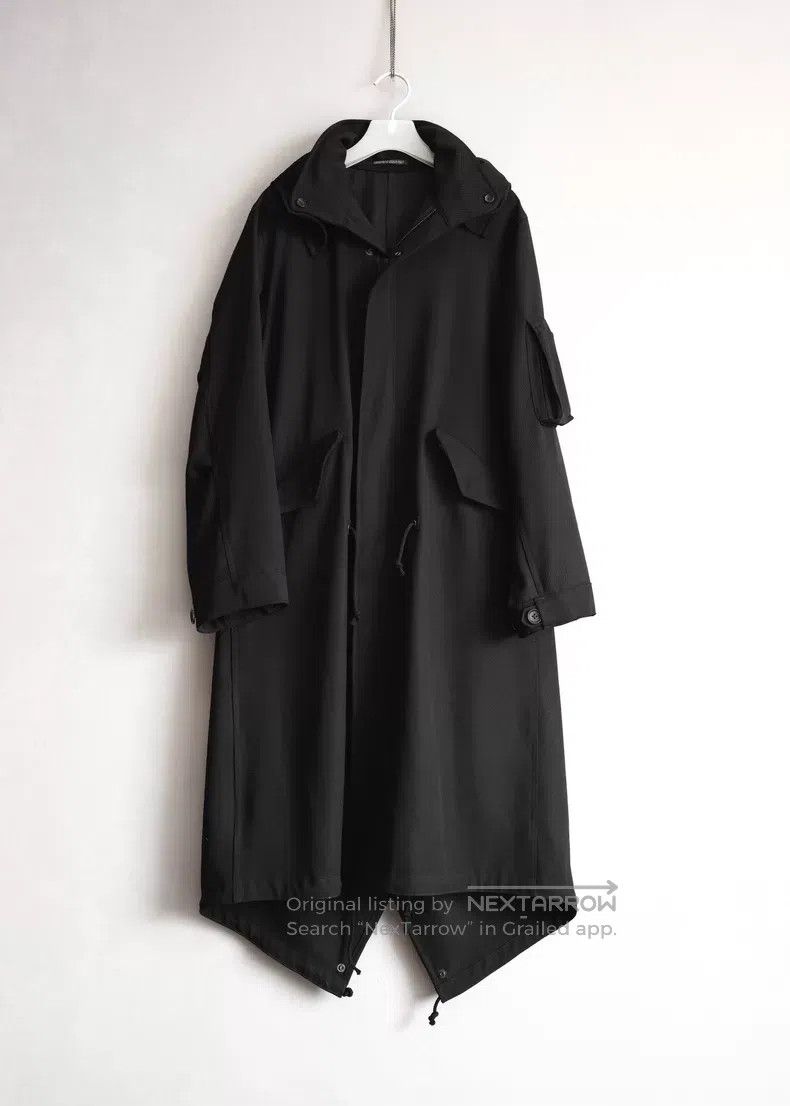 Yohji Yamamoto Yohji Yamamoto 24AW fish tail hooded coat| Size US S / EU 44-46 / 1 - 1 Thumbnail