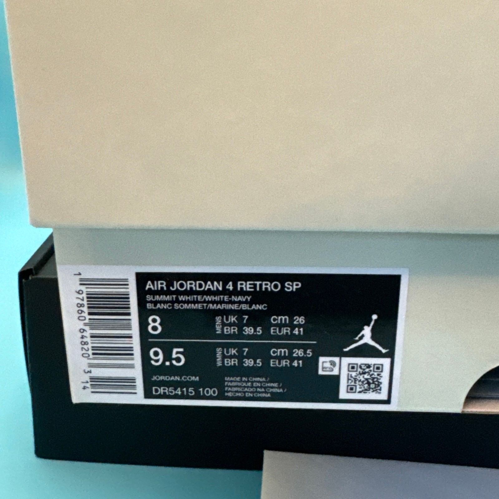 Nike Jordan 4 Retro SB 2025 Navy m8 w9.5 Size US 8 / EU 41 - 14 Thumbnail