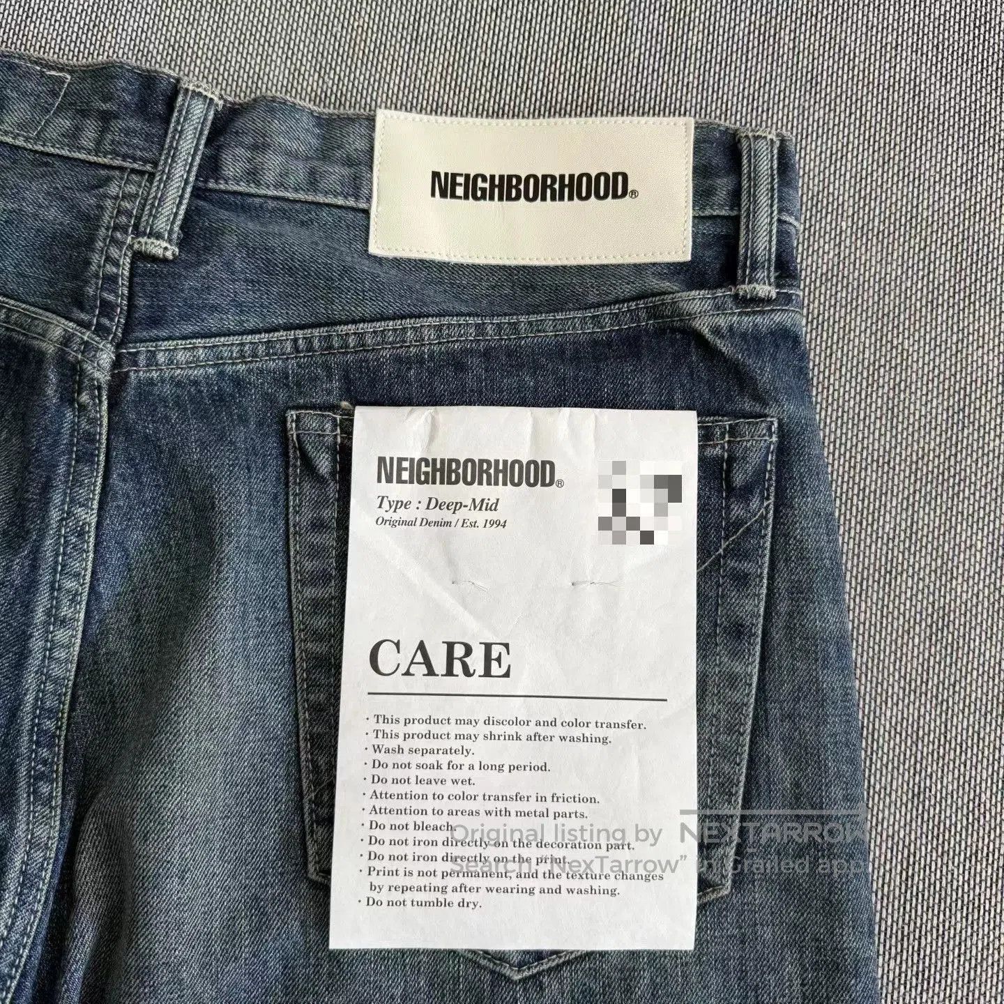 Neighborhood Neighborhood Basic Wash Denim Jeans. Size US 34 / EU 50 - 4 Thumbnail