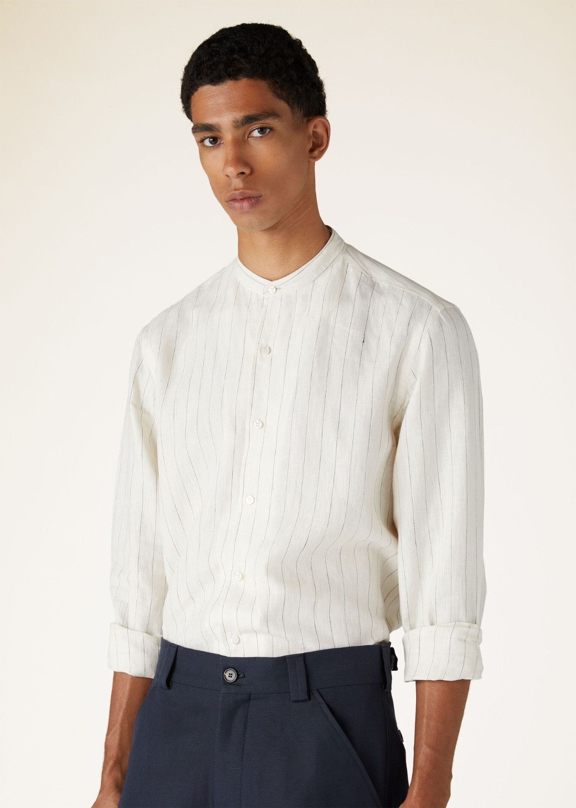 Loro Piana o1srvl11e0325 FAO0351 Shirt in White Size US S / EU 44-46 / 1 - 5 Thumbnail