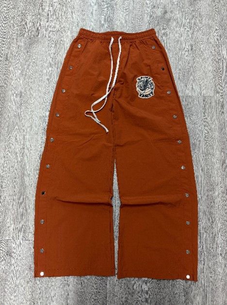 Saint Vanity Saint Vanity Nylon Cognac Track Pants Size US 38 / EU 54 - 1 Preview