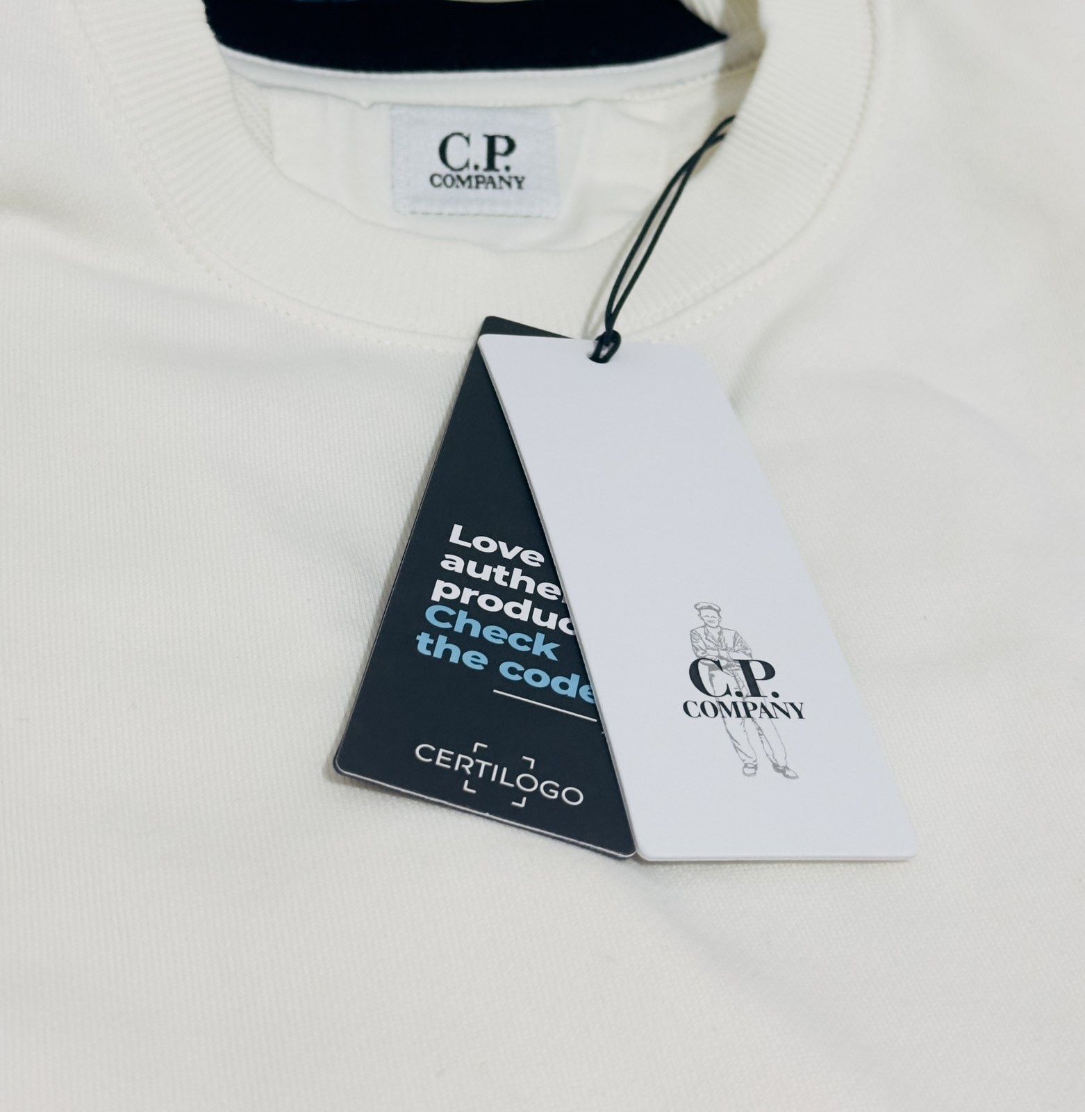 C.P. Company White cotton sweatshirt Size US XXL / EU 58 / 5 - 6 Thumbnail