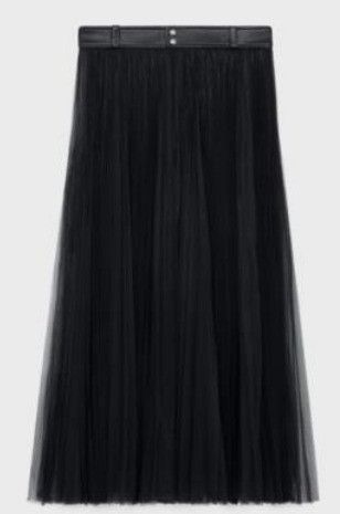 Celine o1bcso1str0125 2J404841C Skirt in Black Size US 34 / EU 50 - 1 Preview