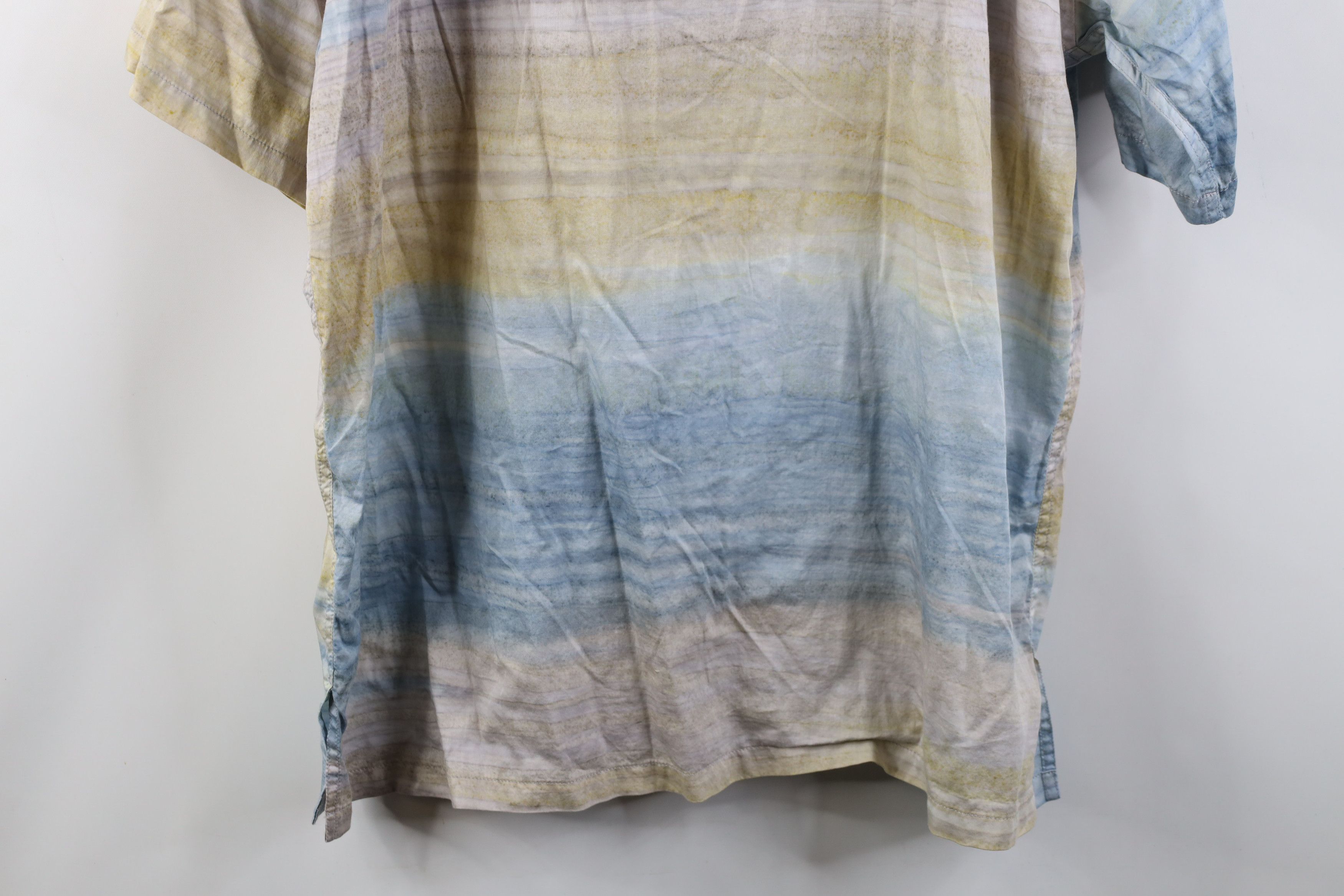 Vintage Deadstock Vintage Y2K Streetwear Ombre Beach Button Shirt Size US XXL / EU 58 / 5 - 13 Thumbnail