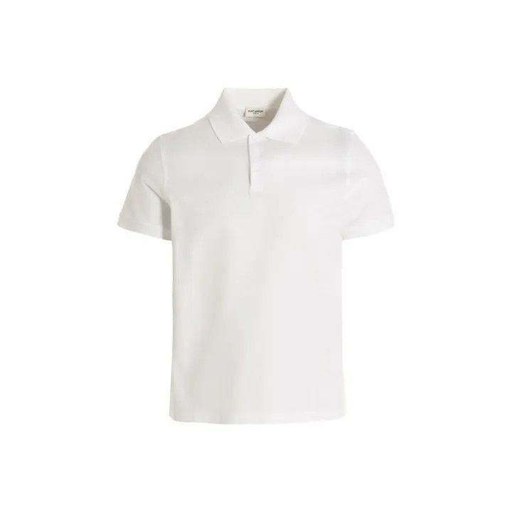 Saint Laurent Paris Saint Laurent Casual Short Sleeve Polo Shirt-2507 Size US XL / EU 56 / 4 - 4 Thumbnail