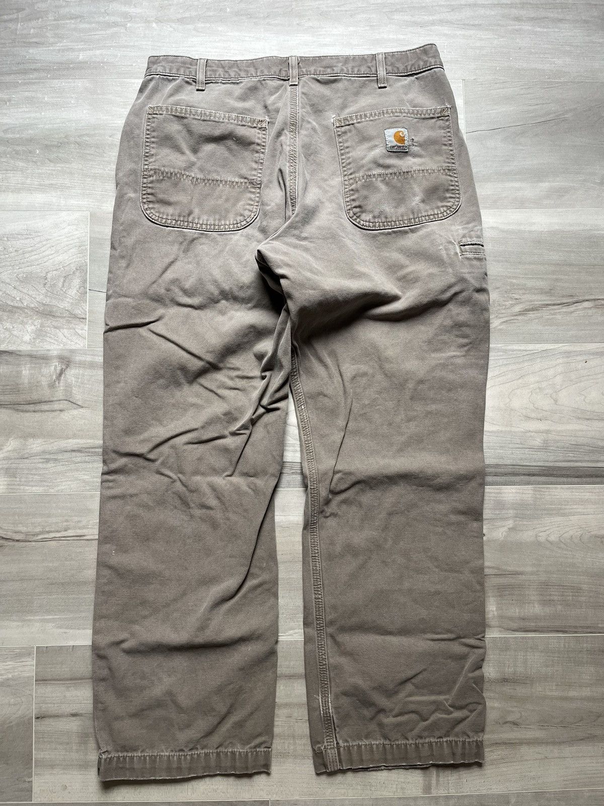 Carhartt Vintage Thrashed Carhartt pants Sz:34x28 tag:34x30 Size US 34 / EU 50 - 1 Thumbnail