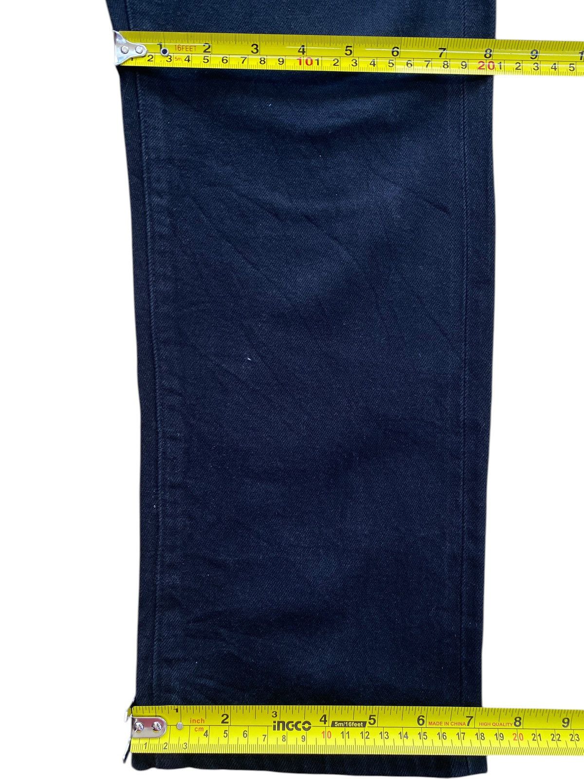 Uniqlo Uniqlo X Selvedge Black Wash Style Straight Leg Jeans Size US 36 / EU 52 - 9 Thumbnail