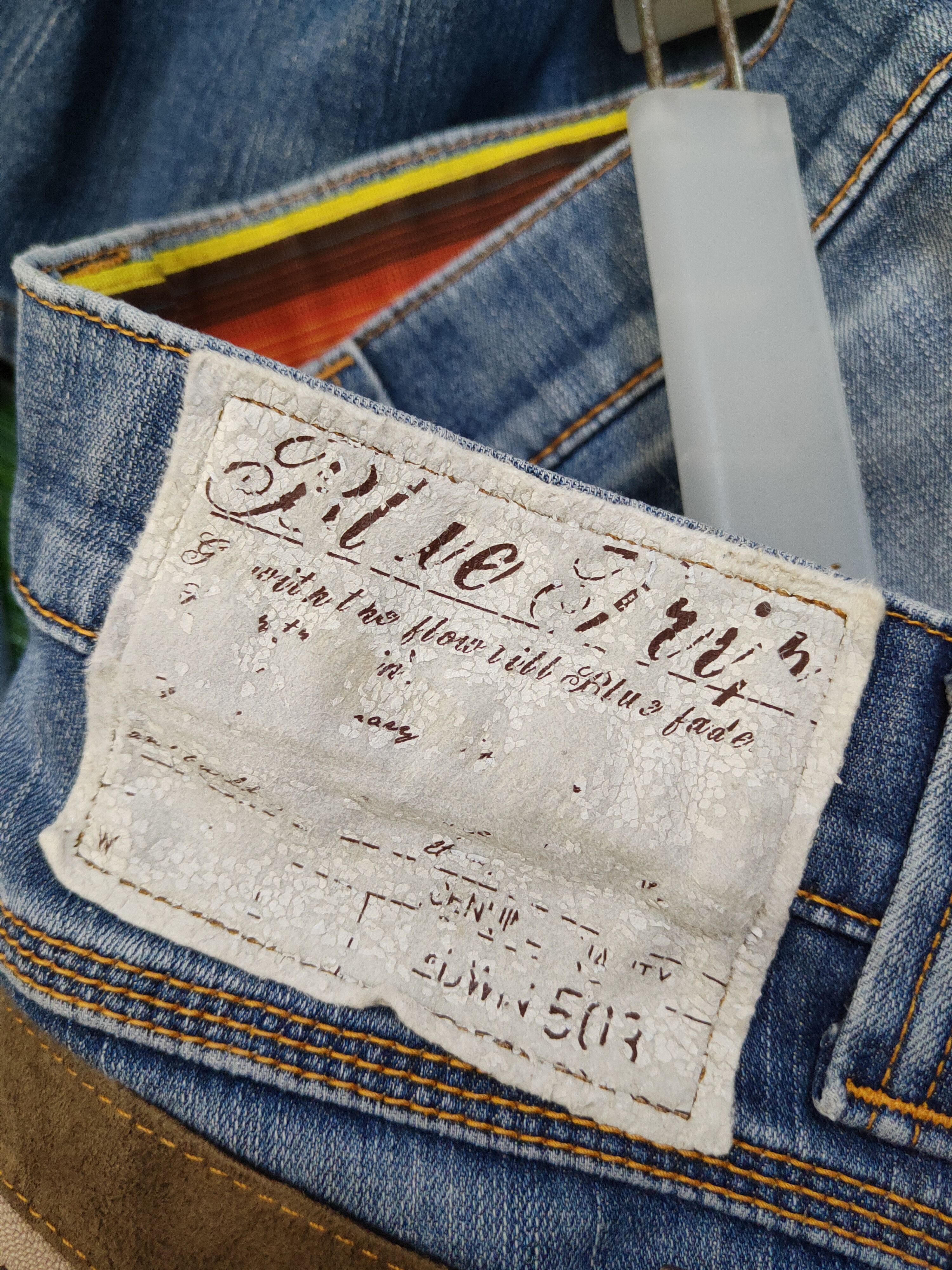 Edwin Edwin Blue Distressed Ripped denim Jeans #1695 Size US 32 / EU 48 - 15 Thumbnail