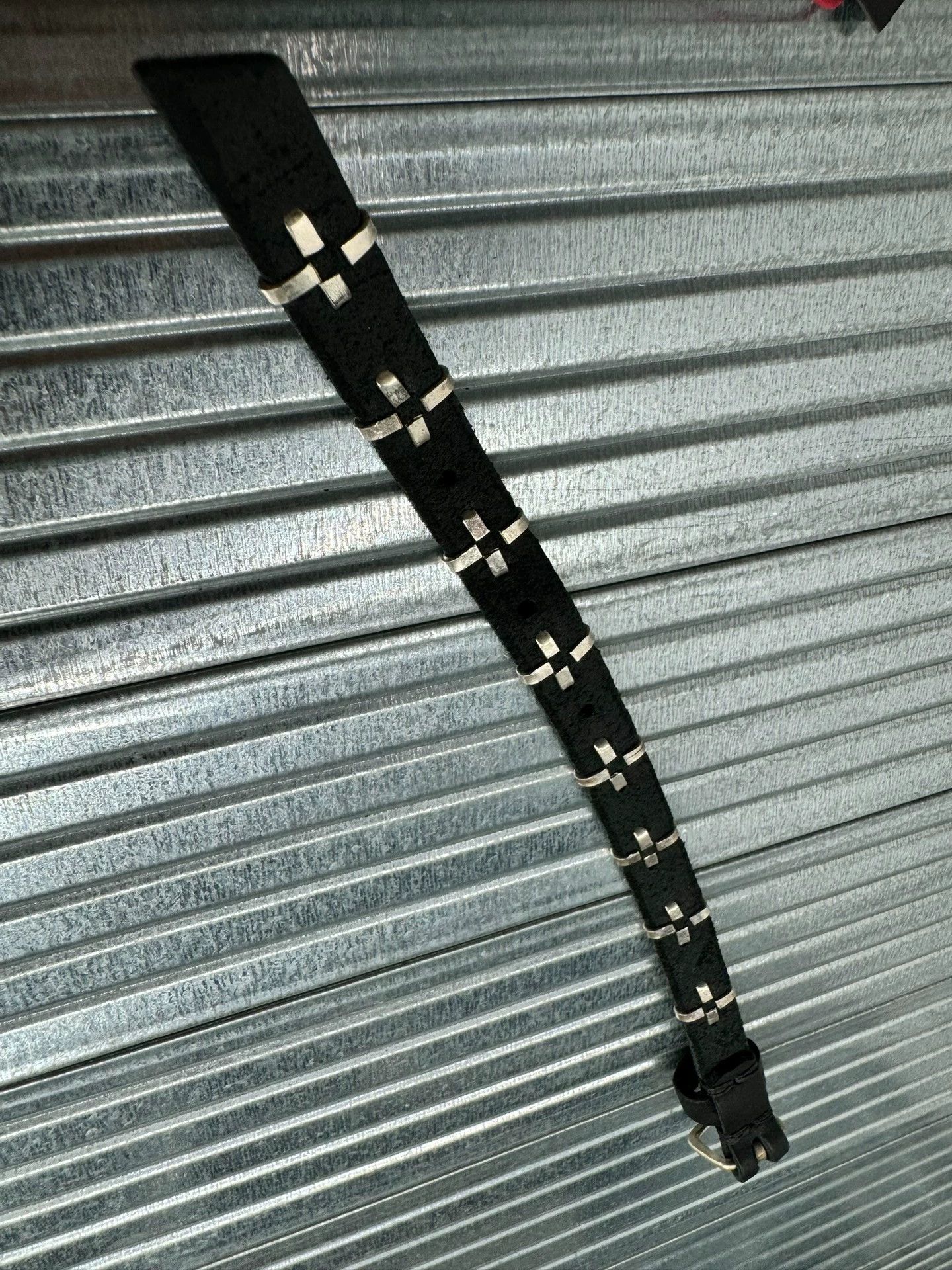 Ma+ maurizio m.a+ cross leather bracelet A-F4B1 new Size ONE SIZE - 5 Thumbnail