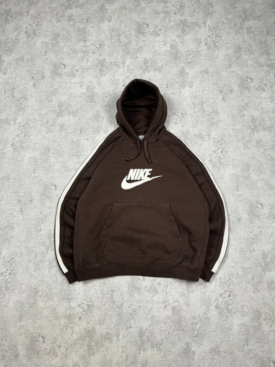 Vintage Nike Y2K Brown Hoodie