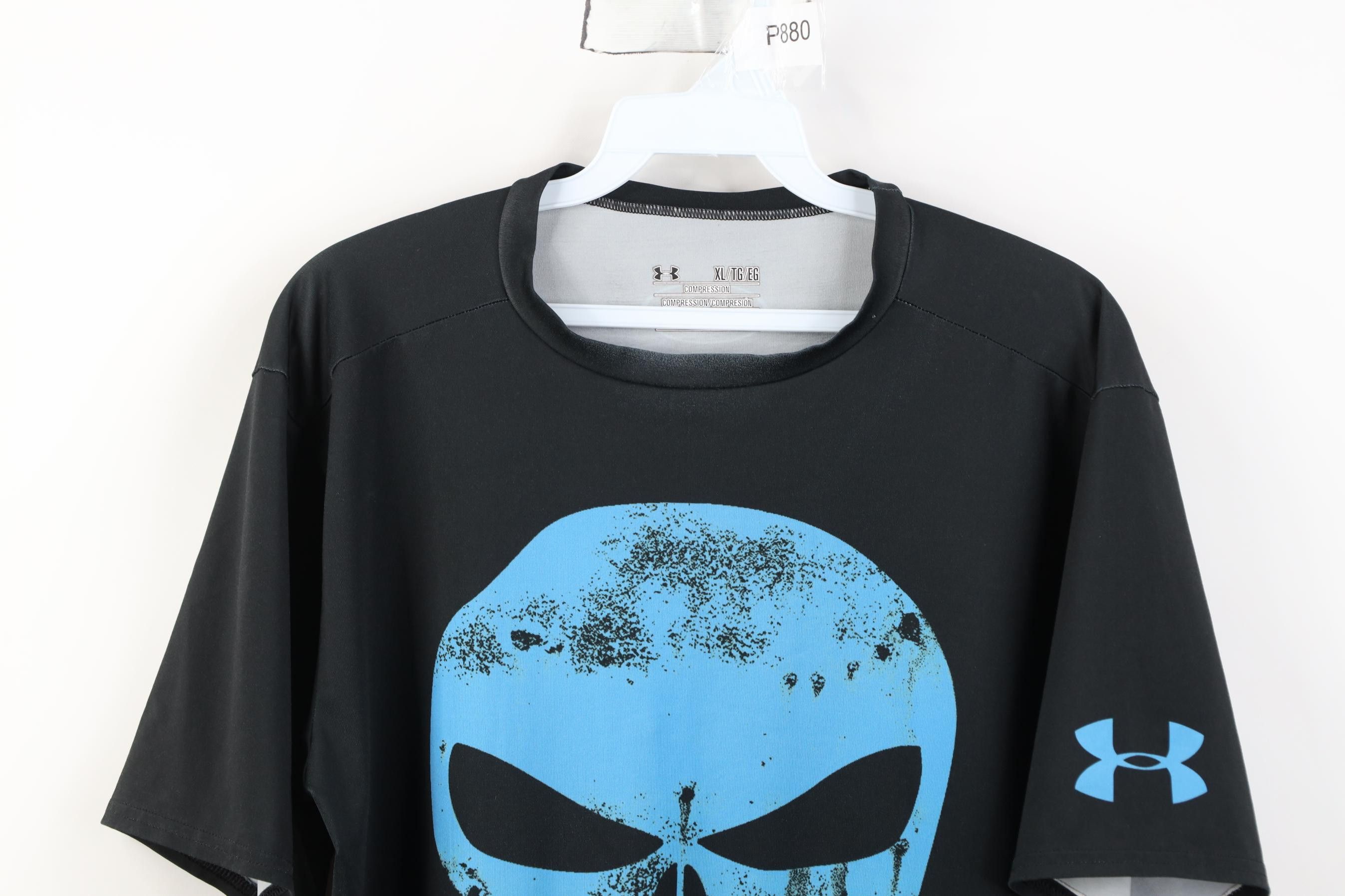 Under Armour Under Armour x Marvel Compression The Punisher Skull T-Shirt Size US XL / EU 56 / 4 - 2 Thumbnail