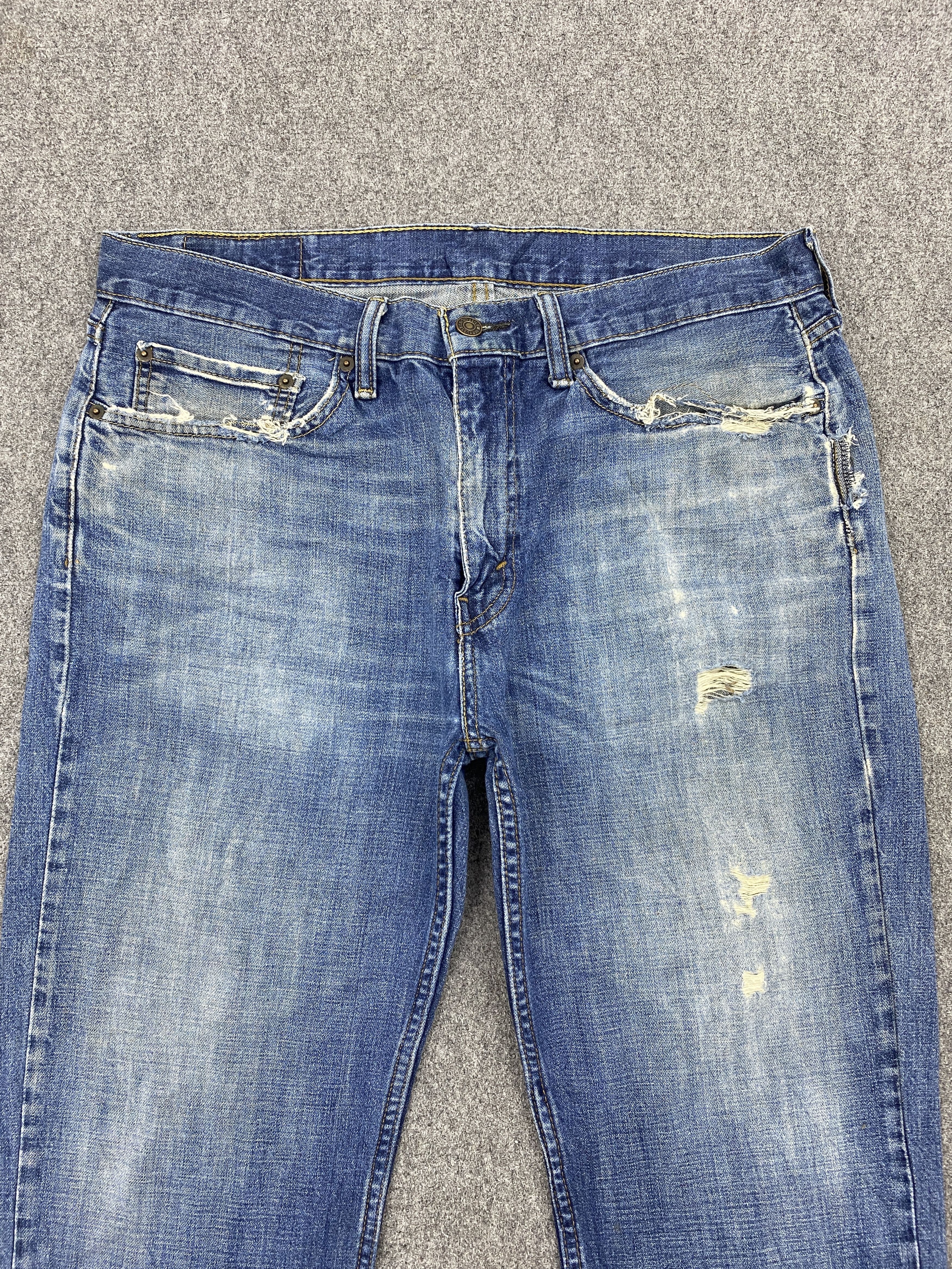 Levi's Faded Blue Vintage Levis 514 Jeans DP2675 Size US 35 - 2 Thumbnail