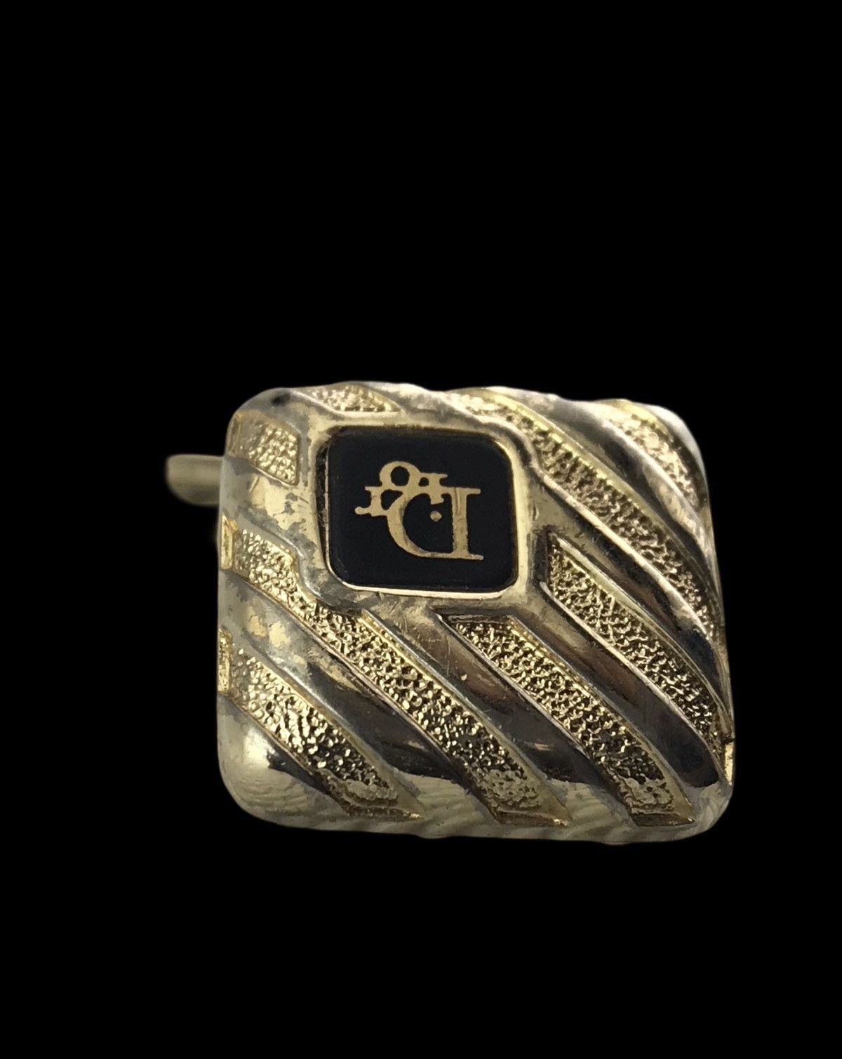 Christian Dior Monsieur VINTAGE CHRISTIAN DIOR ENAMEL CUFFLINKS MADE IN GERMANY 🇩🇪 Size ONE SIZE - 4 Thumbnail