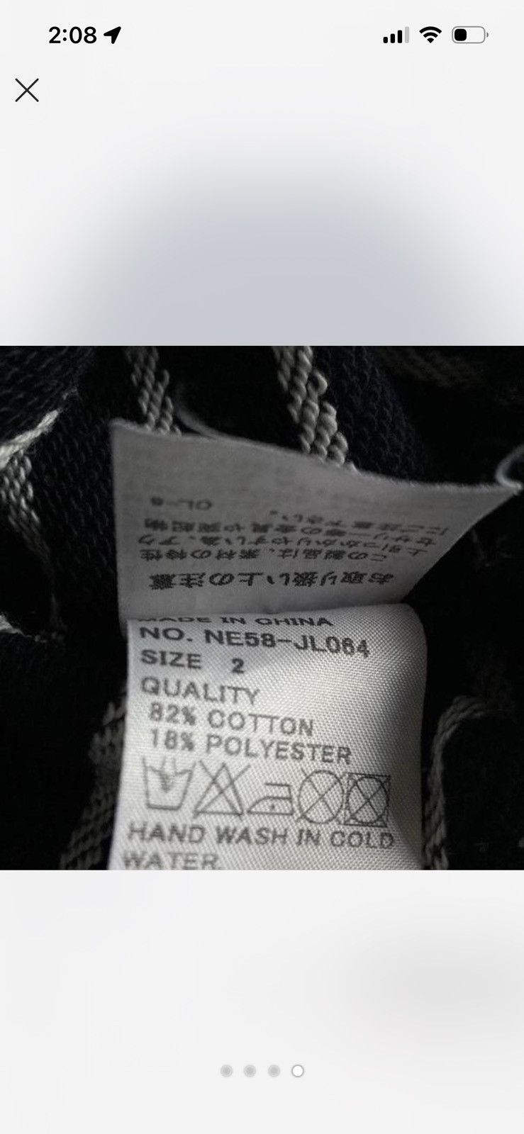 Ne-Net Ne net camera sweater Size US L / EU 52-54 / 3 - 4 Thumbnail