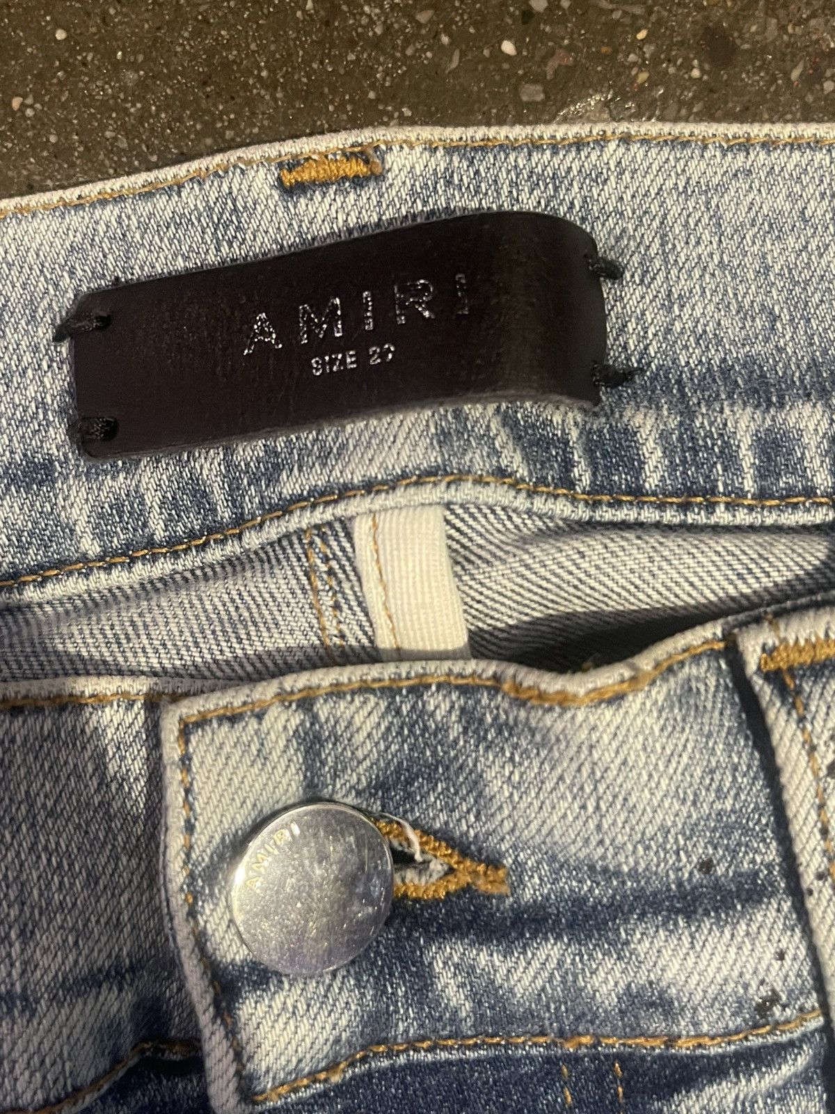 Amiri Amiri MX1 blue painter jeans Size US 29 - 4 Thumbnail