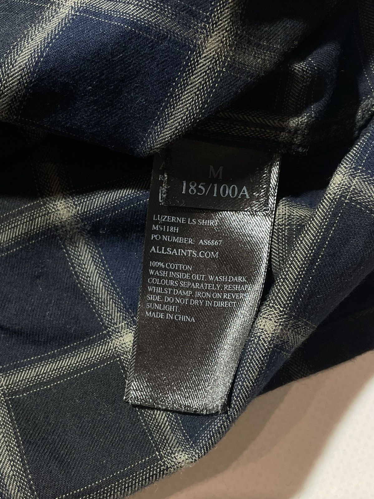 Allsaints Allsaints Plaid Flannel Shirt Size US M / EU 48-50 / 2 - 8 Thumbnail