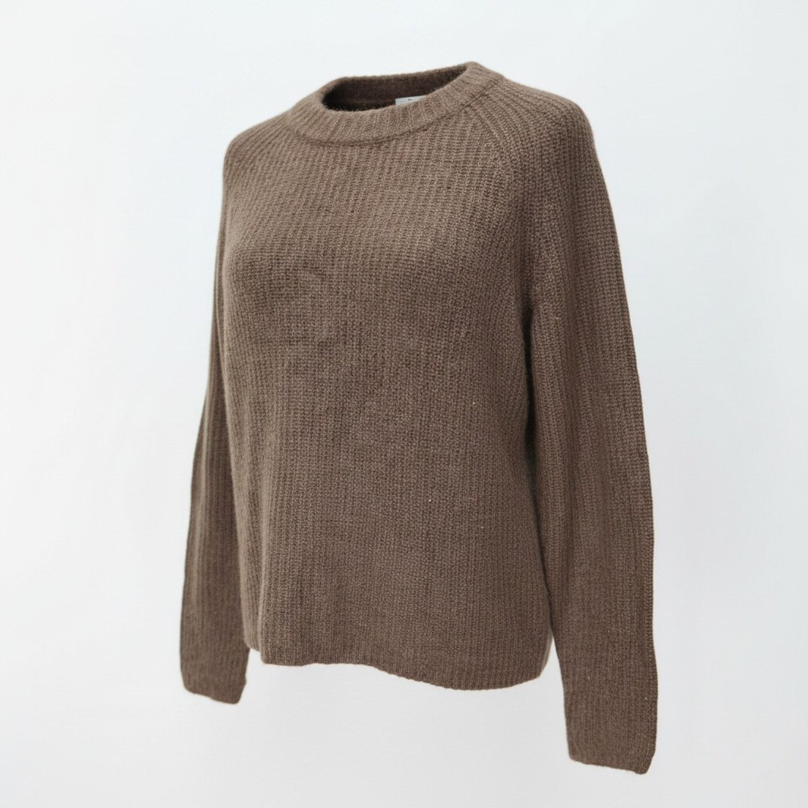 Quince NWT QUINCE Brown Fisherman Cashmere Crewneck Sweater Size XS Size XS / US 0-2 / IT 36-38 - 3 Thumbnail