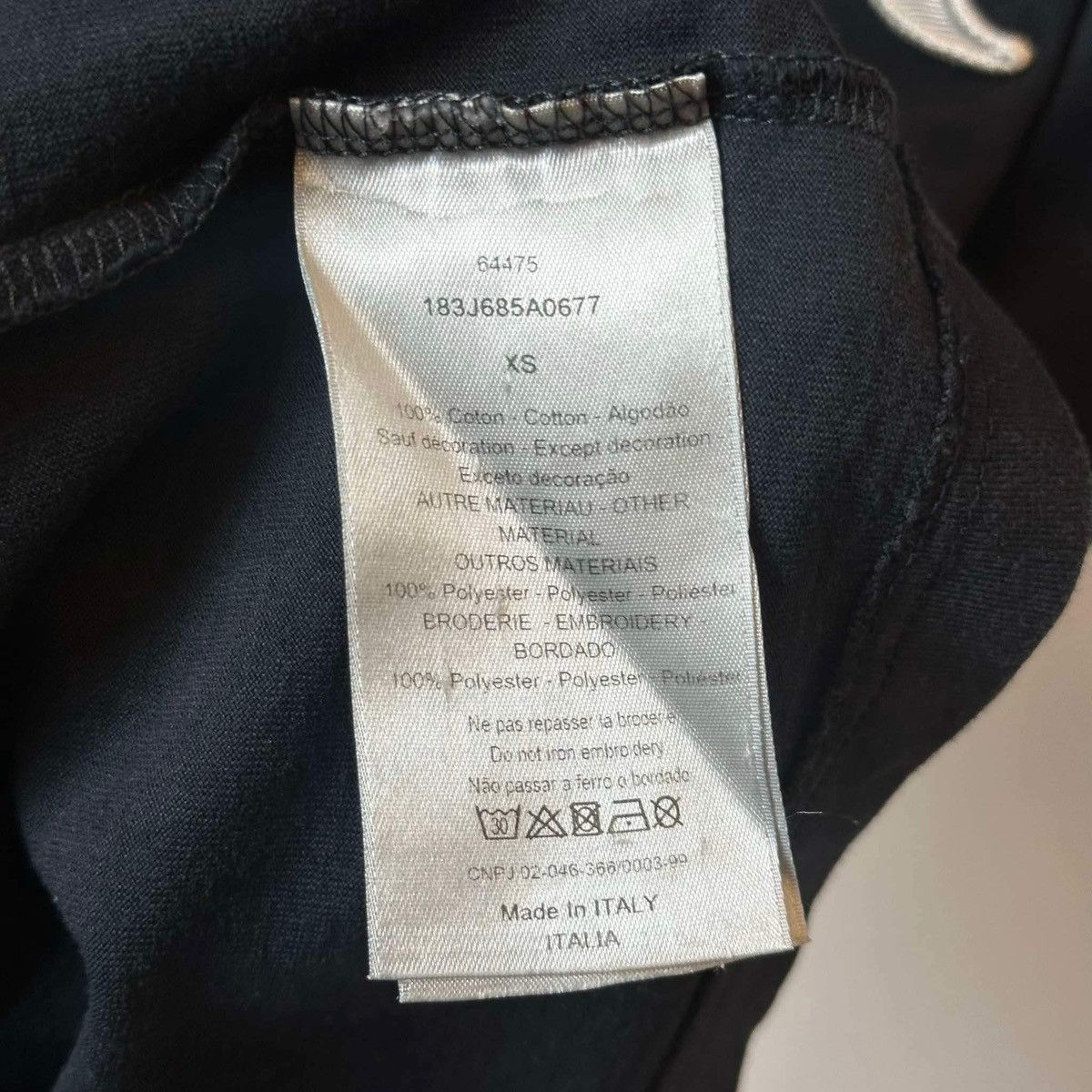 Dior DIOR BIG LOGO T SHIRT Size US XS / EU 42 / 0 - 6 Thumbnail