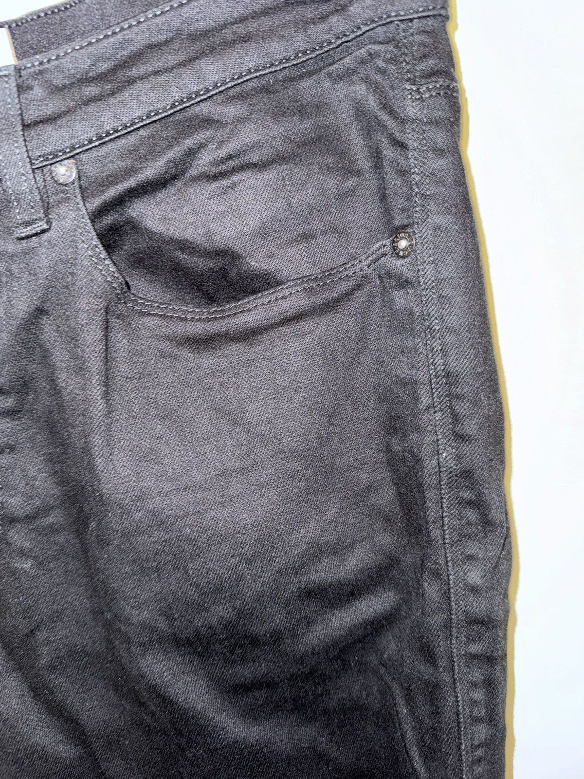Acne Studios Acne Studios Max Stay Cash Black Denim Jeans Size US 34 / EU 50 - 12 Thumbnail