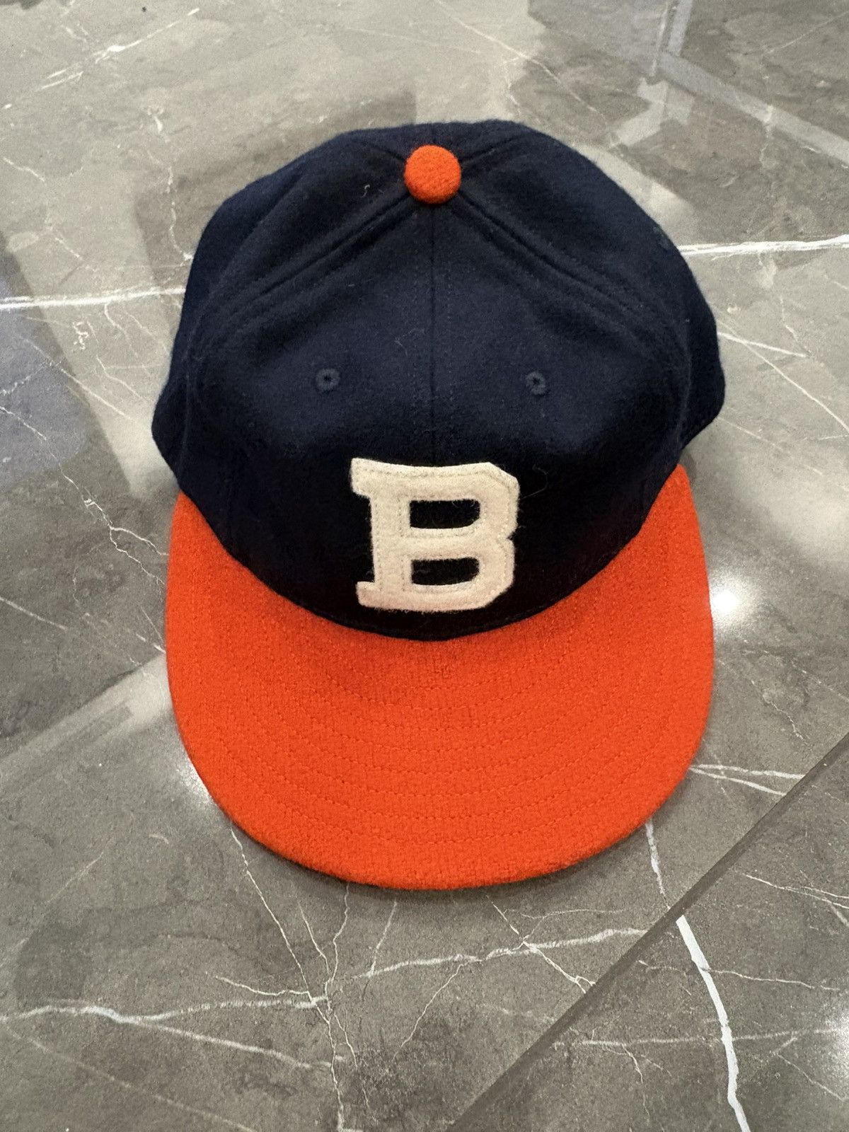 Ebbets Field Flannels Ebbets Field Flannels Brooklyn Bushwicks 1949 Wool Hat 7 1/4 Size ONE SIZE - 2 Thumbnail